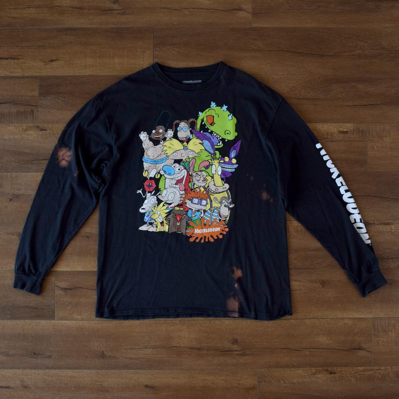 Nickelodeon 90s cartoons graphic long sleeve t shirt... - Depop