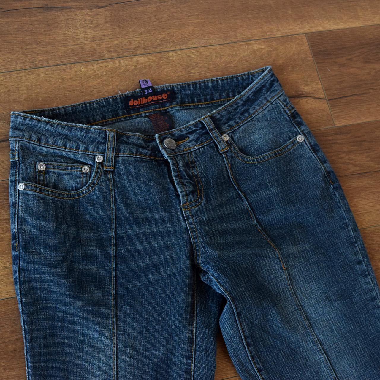 y2k dollhouse low rise jeans vintage flare... Depop