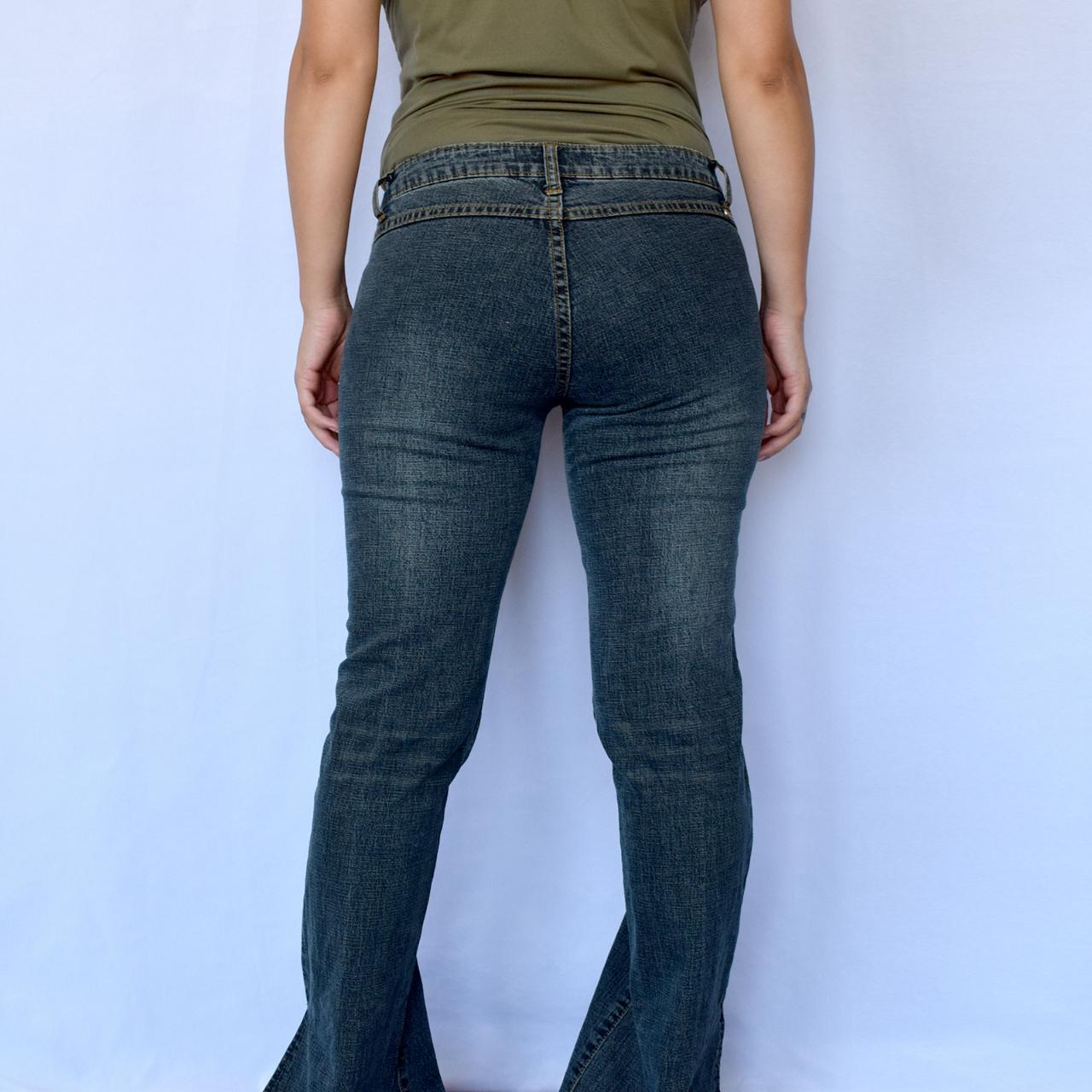 y2k dollhouse low rise jeans vintage flare... Depop