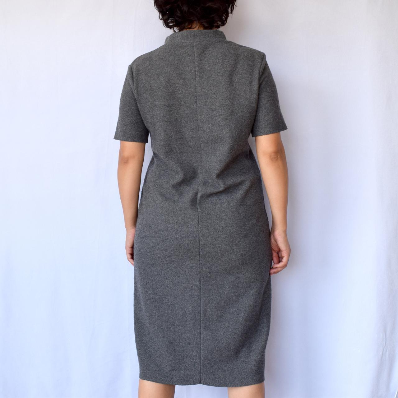 Zara grey shop midi dress