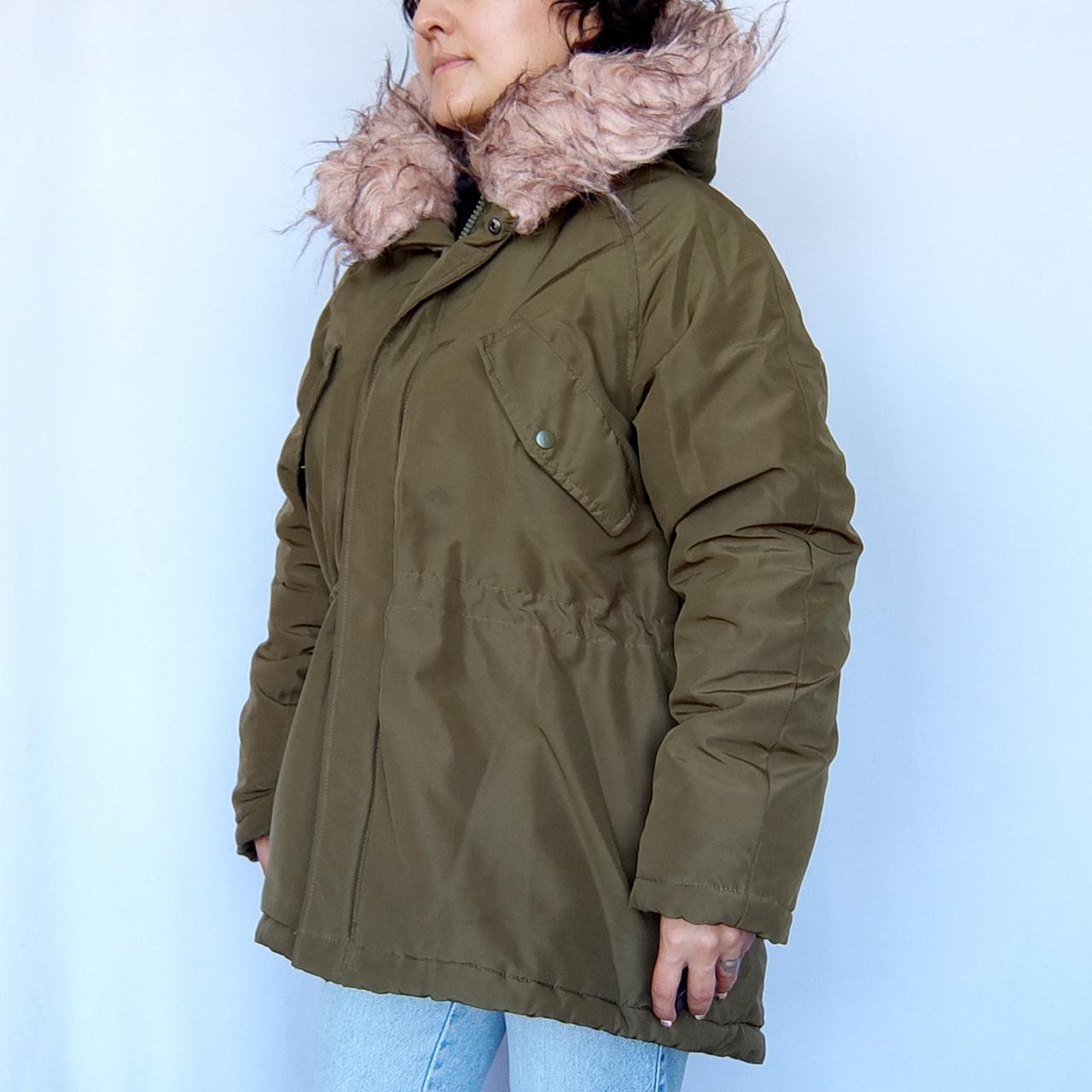 h&m olive green jacket