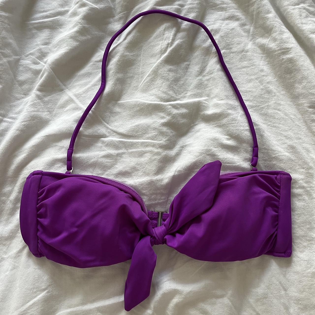 Victorias Secret Womens Purple Bikini And Tankini Tops Depop 0858