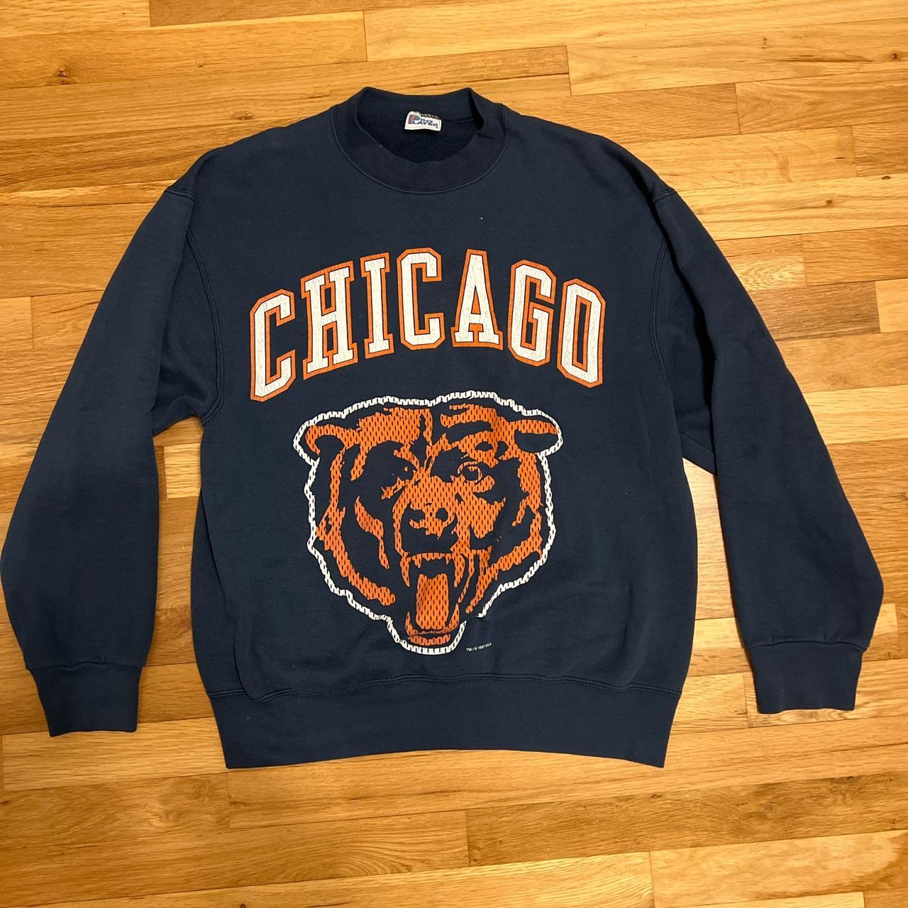 Chicago bears crewneck No tag w size-fits like... - Depop