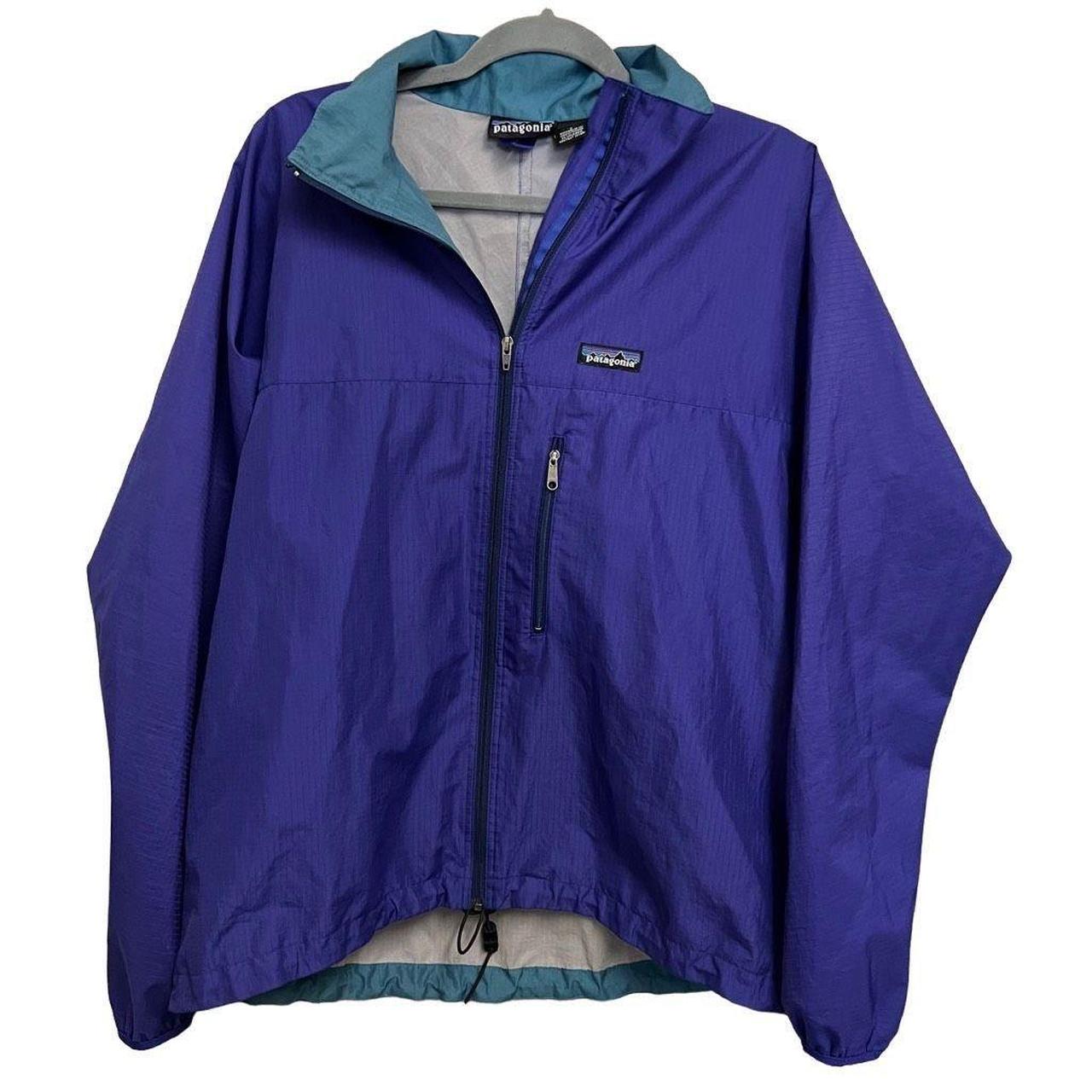 Vintage Patagonia Purple Windbreaker Jacket Size - Depop