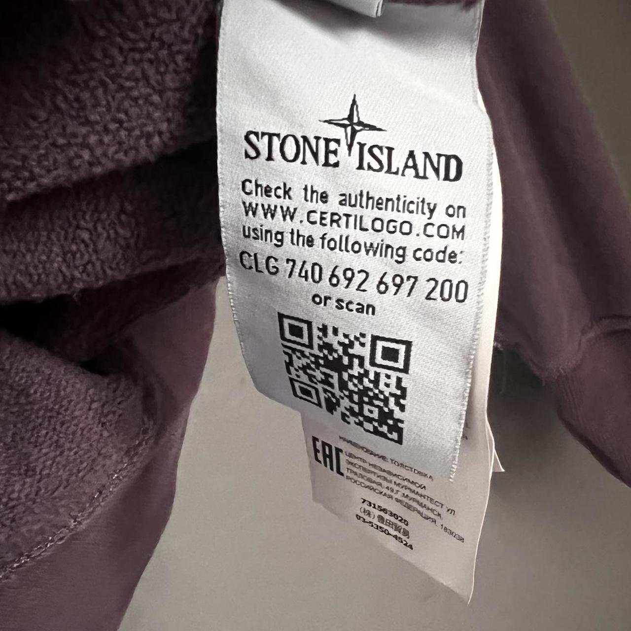 Stone Island Men's Pink and Purple Sweatshirt (4)