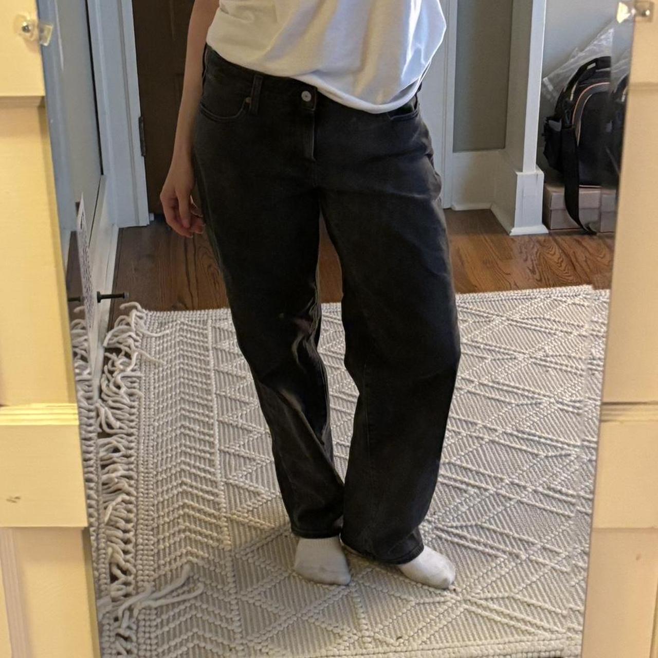 Old Navy baggy black Mid rise waist and Depop