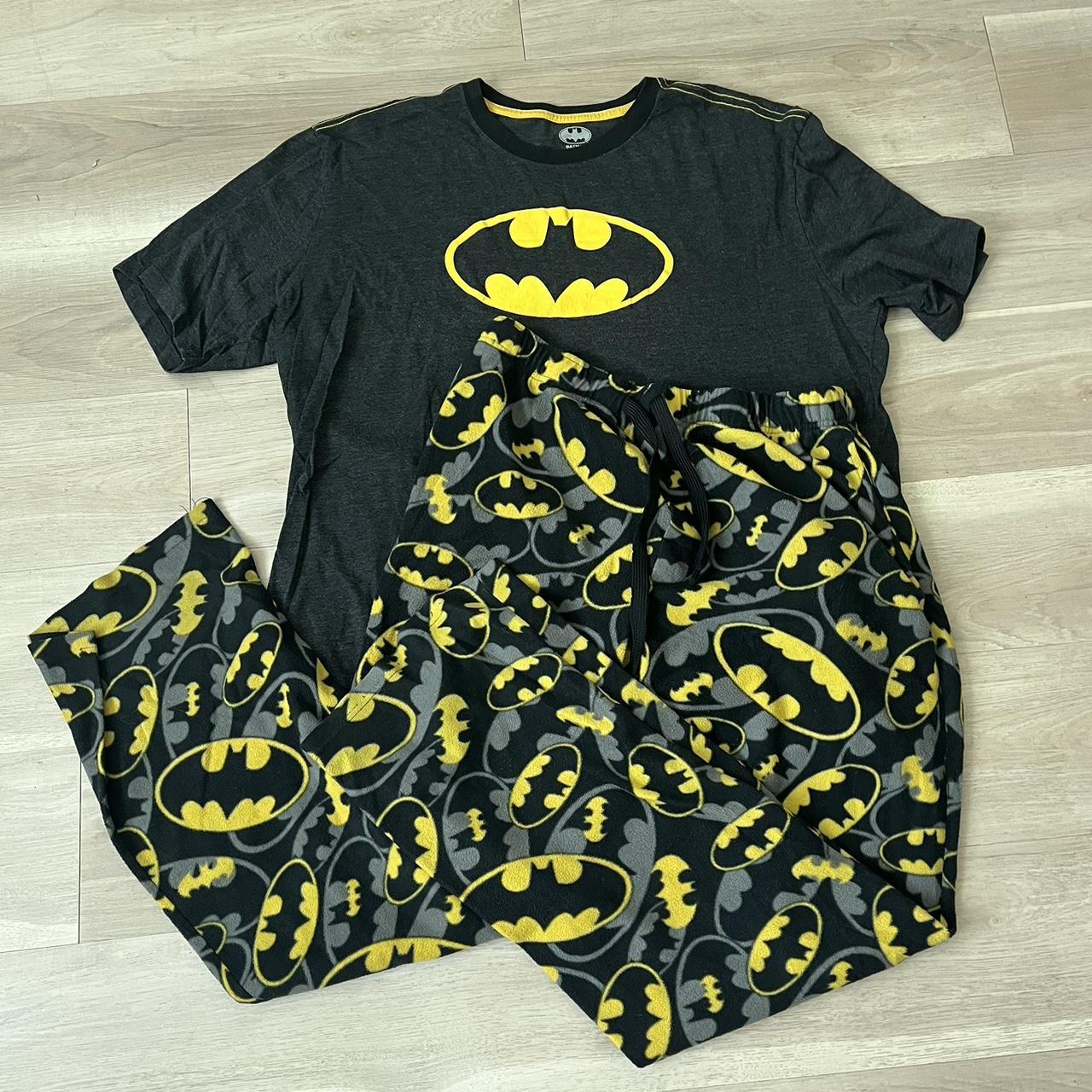 2Piece Batman Pajama Set Size XXL DC Comics Depop