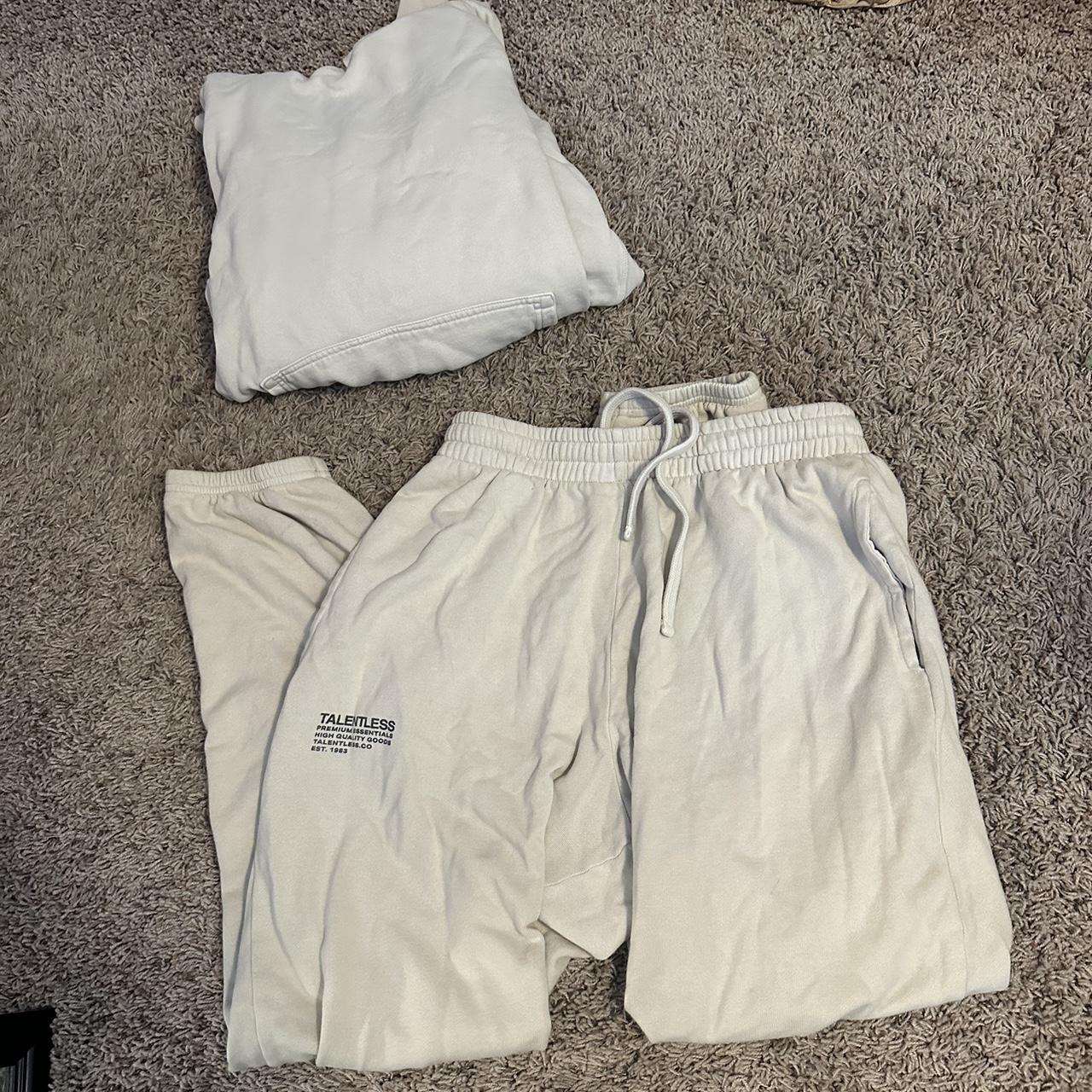 #talentless tan/nude sweatsuit, worn 3x in perfect... - Depop