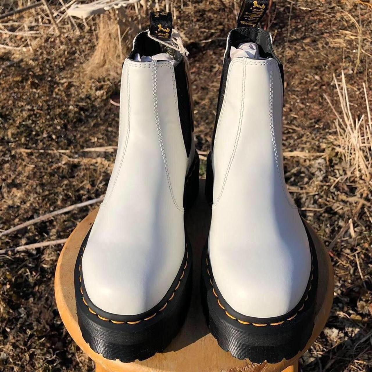 Dr. Martens Men's White Boots (2)