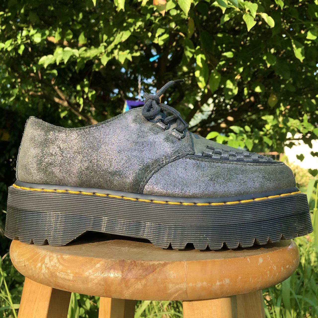 Dr. Martens Ashley sparkly metallic chunky platform