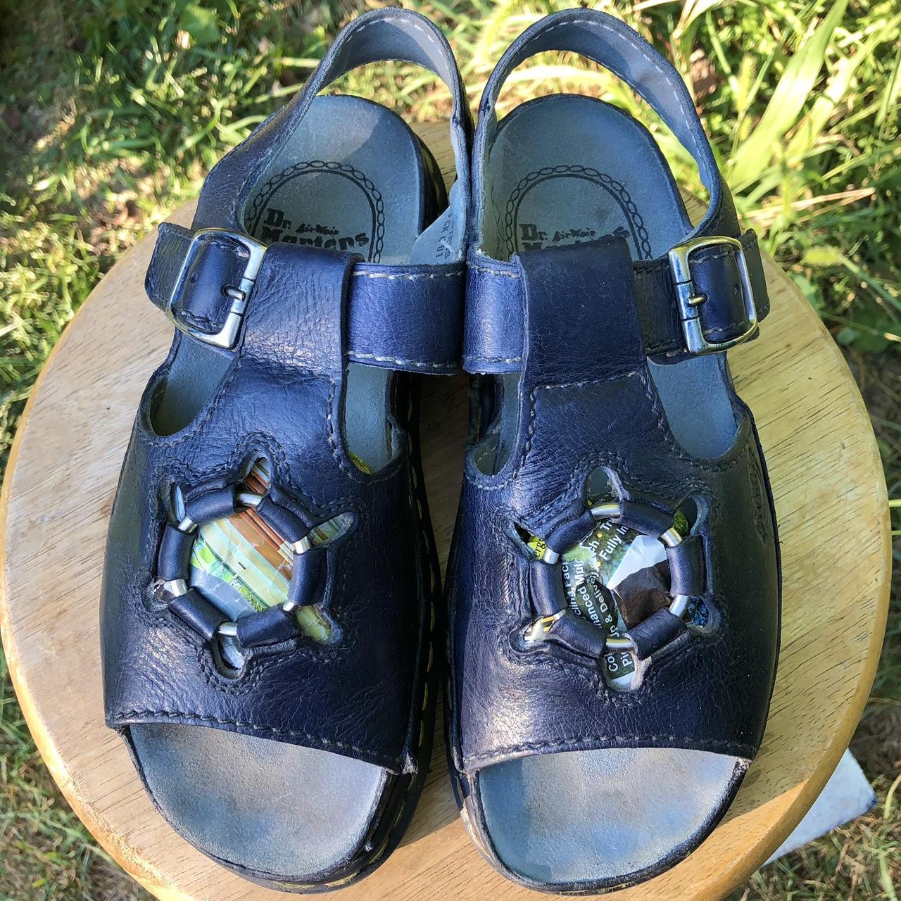 Vintage Dr. Martens 90's Star/Sun black outlets sandals