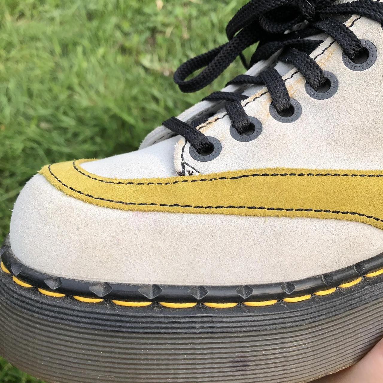 Rare Vintage 90s Dr. Martens 8345 ivory beige and | Depop