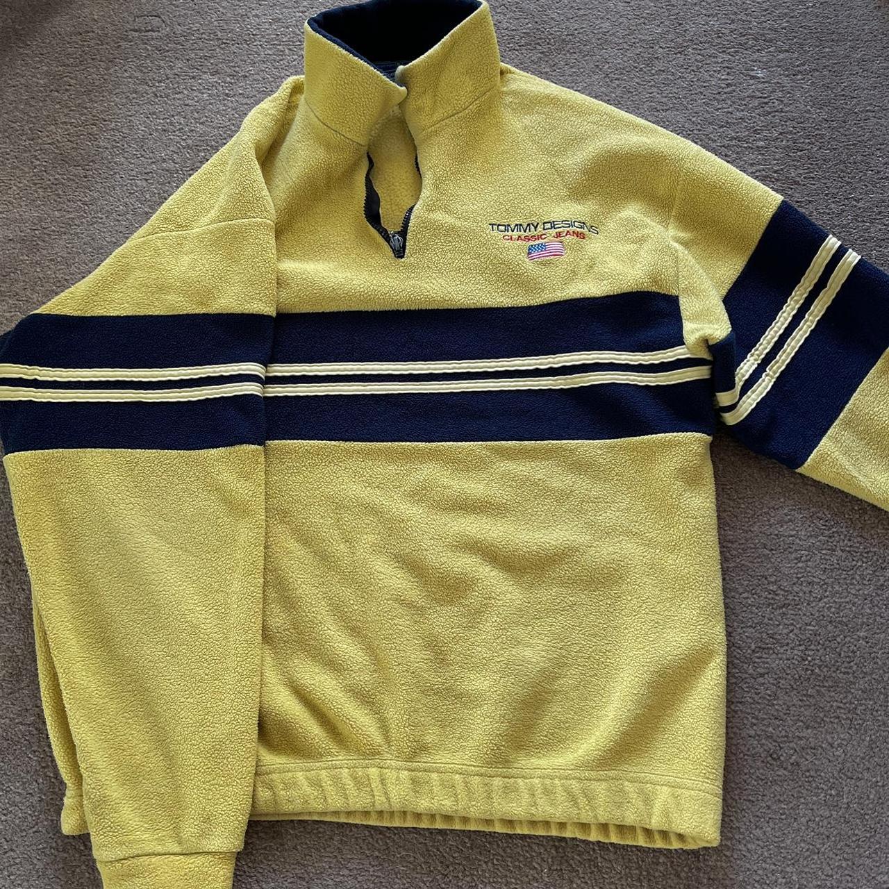 Tommy Designs quarter zip fleece. Size large mens.... - Depop