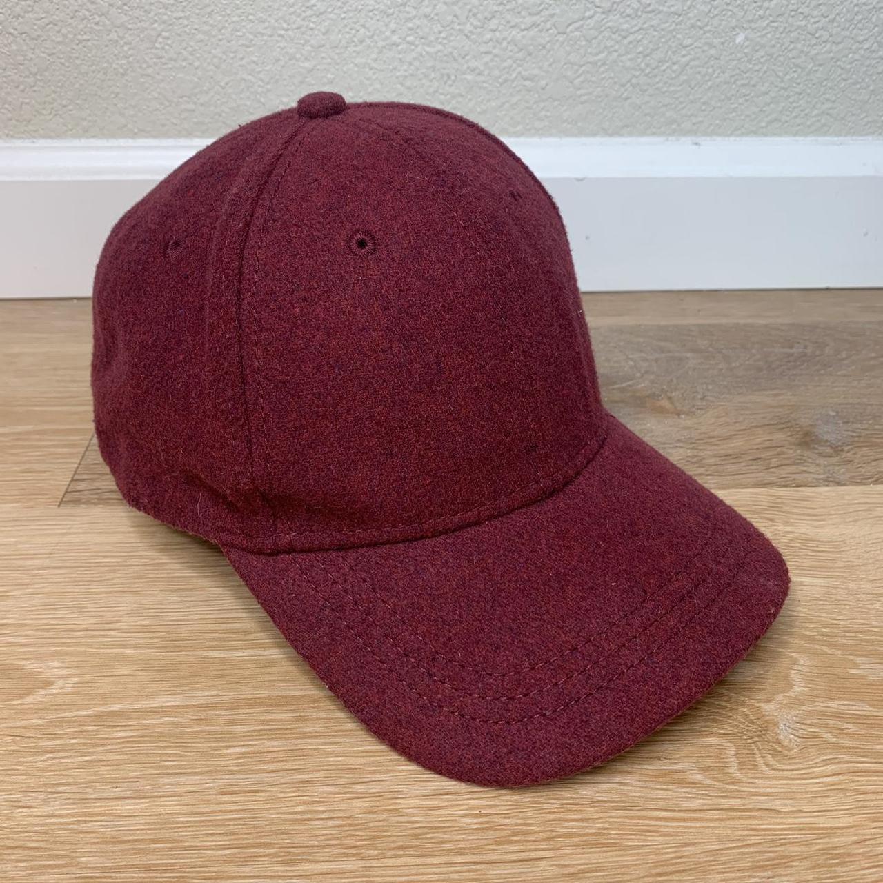 Target Burgundy Wool Blend Women's Hat Cap Depop
