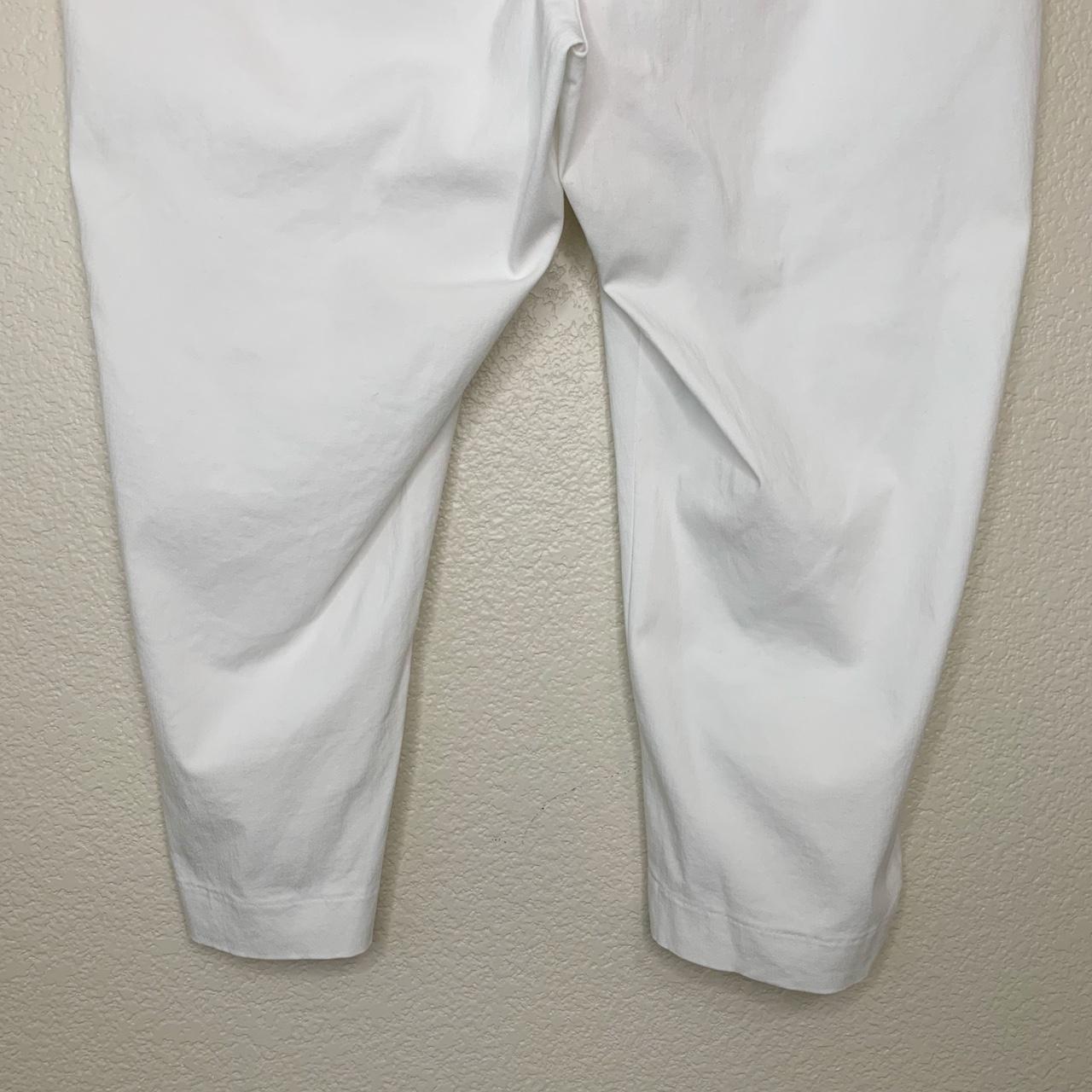 Lane Bryant White Stretch Capri Pants Size: - Depop