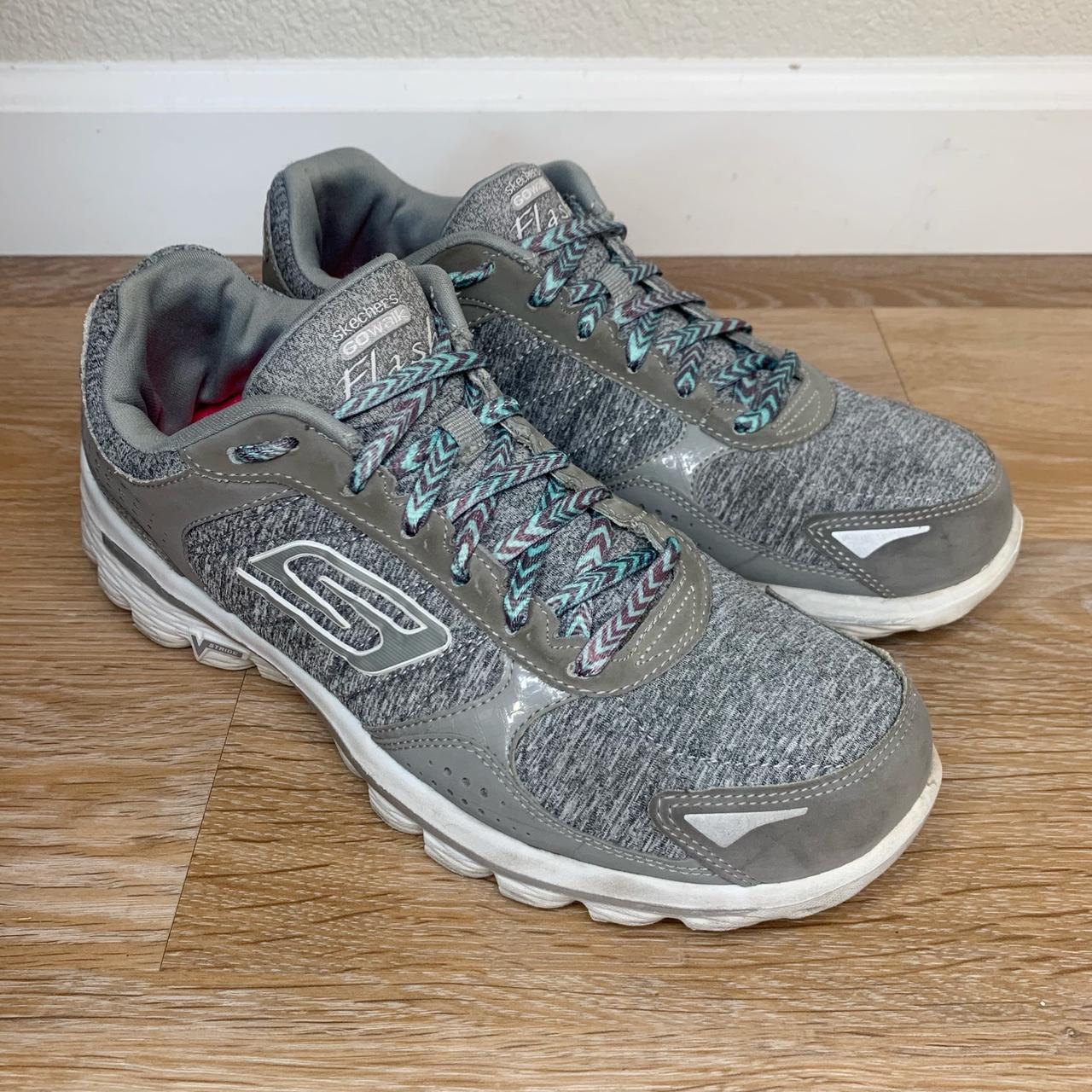 Skechers go walk 3 deals womens silver