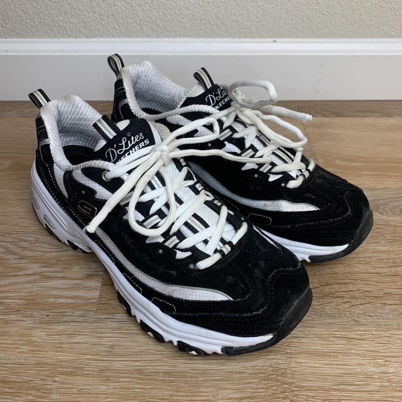 Skechers biggest fan on sale black