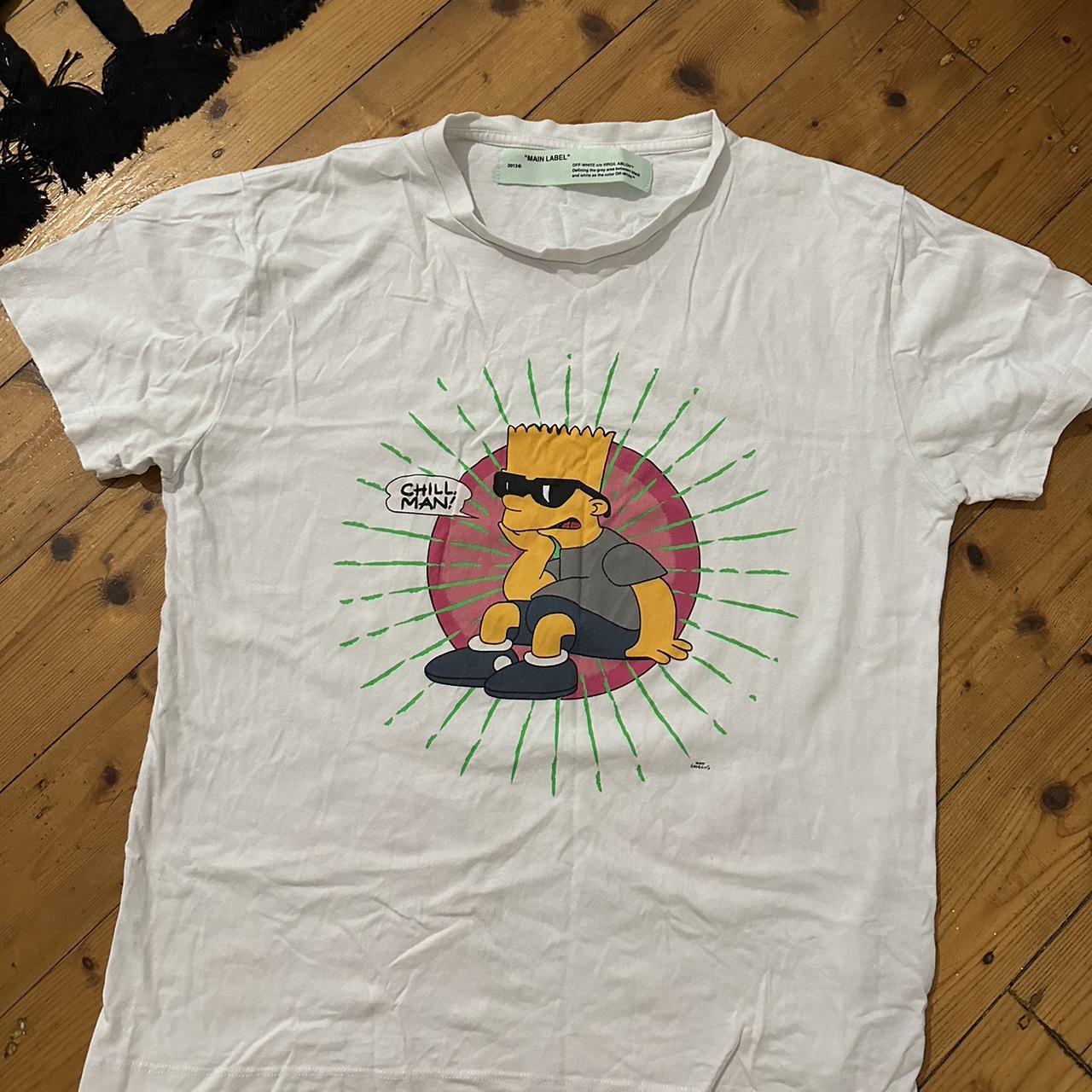 OFF authentic WHITE X The Simpsons