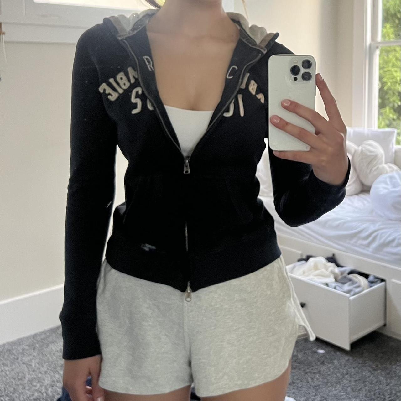 Abercrombie & Fitch Women's Navy Hoodie Depop