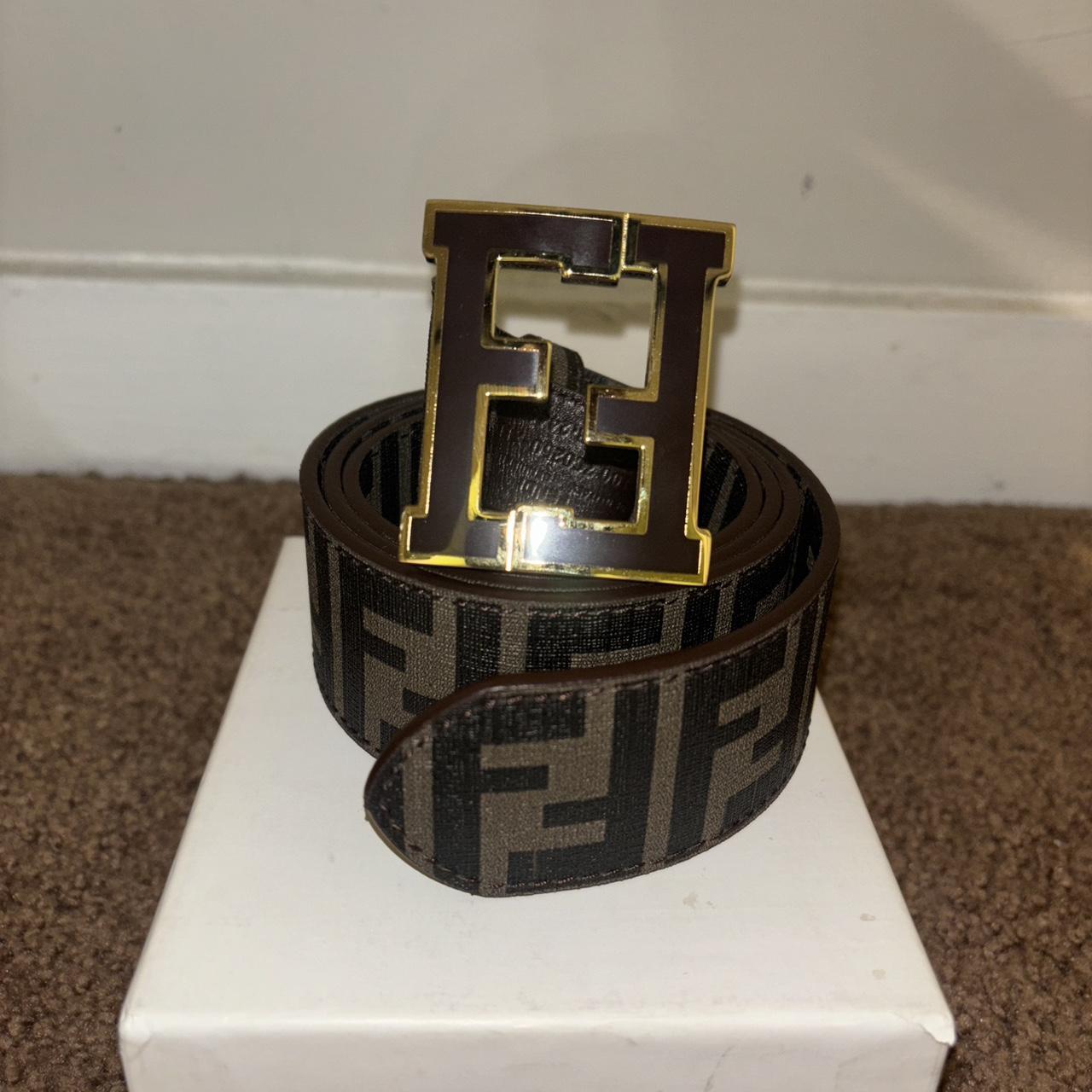 Fendi store Belt Coffee