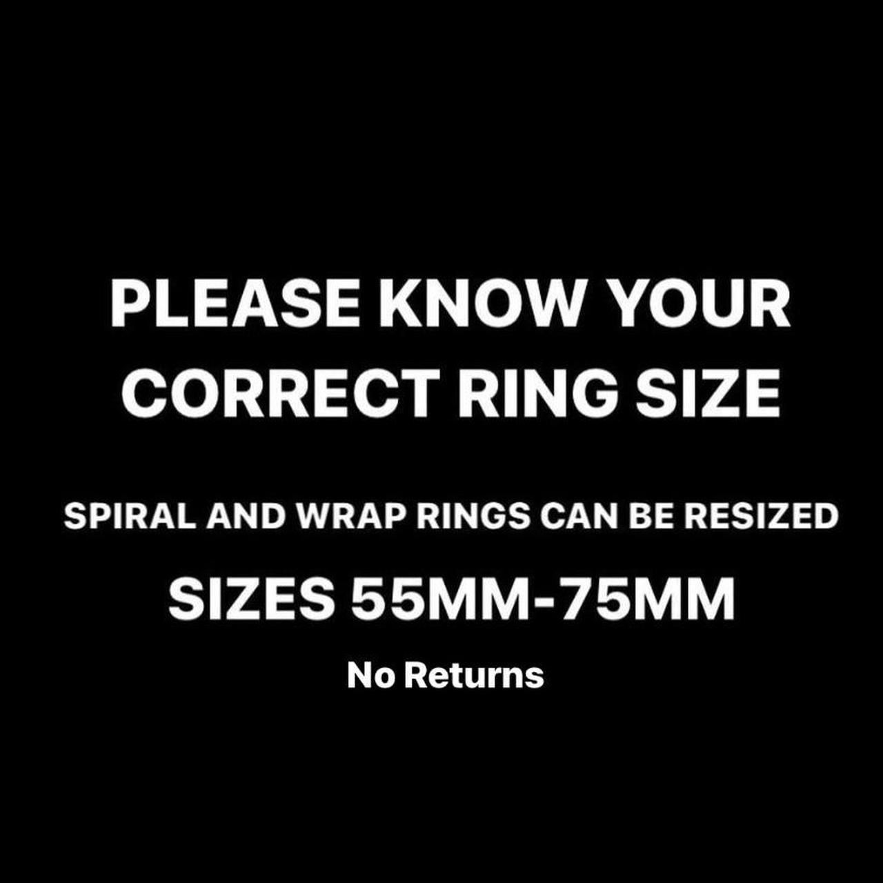 Please Know Your Rings Size When Ordering Returns... - Depop