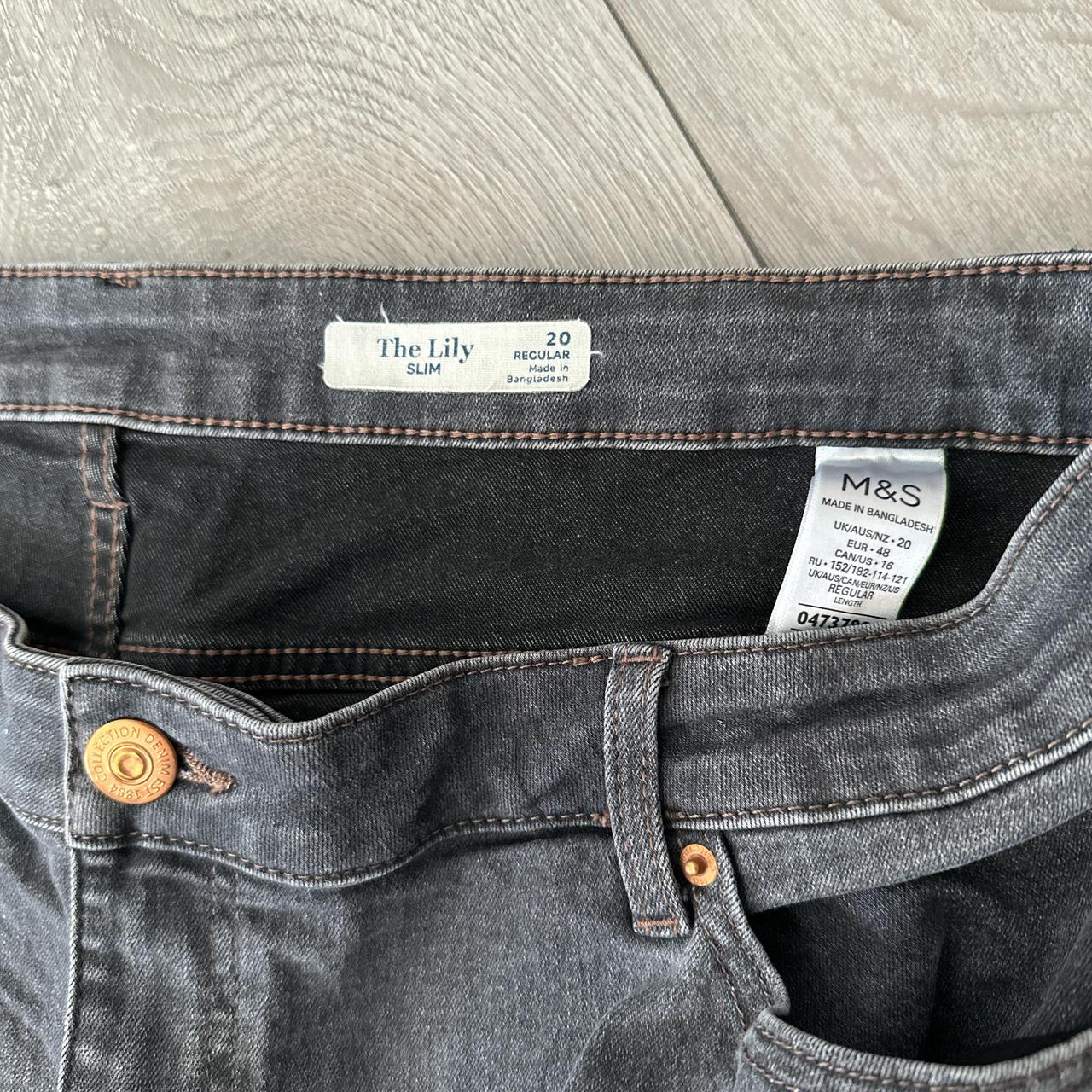 M&S Grey Lily slim fit Size 20