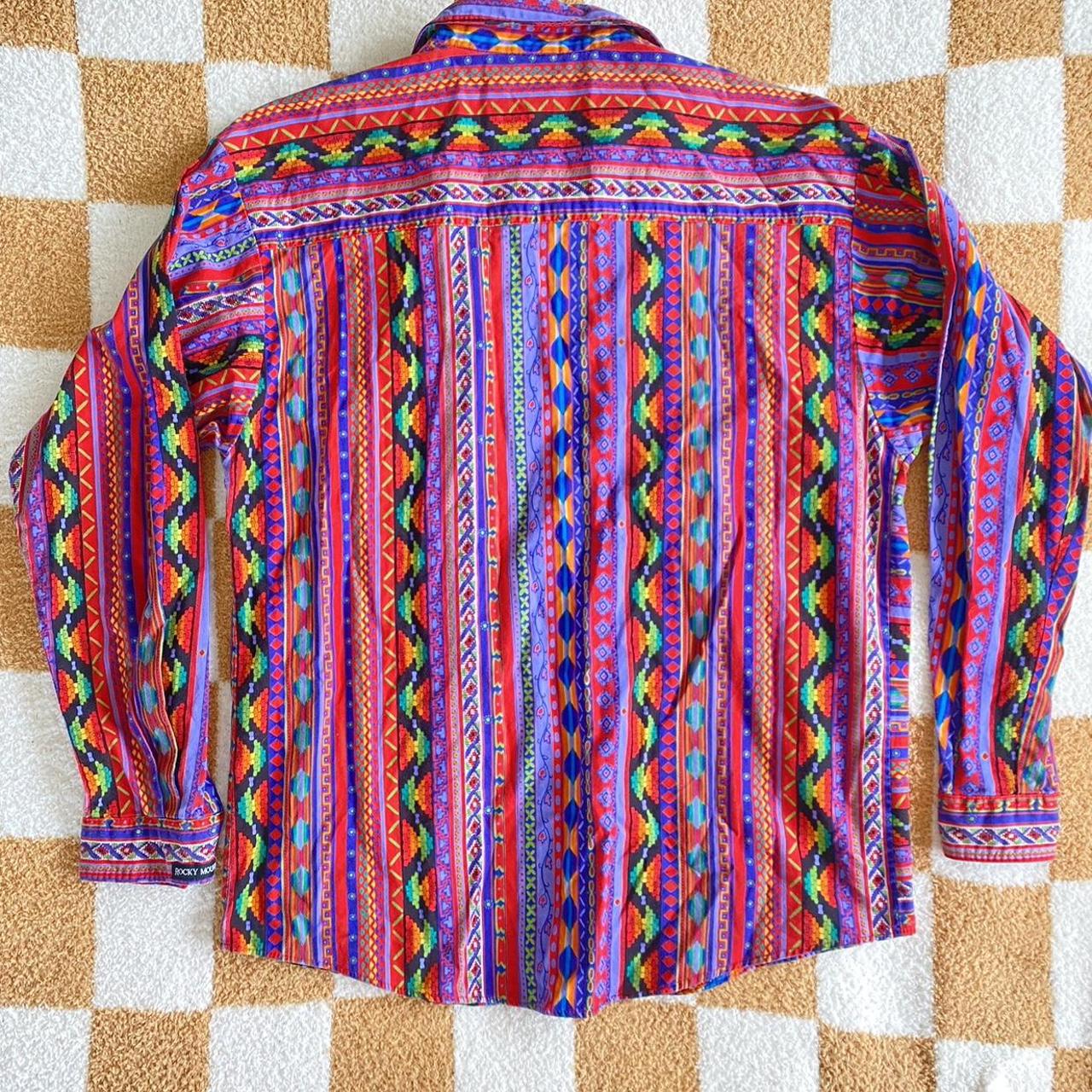 Vintage Button Up Rockies Shirt Made in USA Men's - Depop