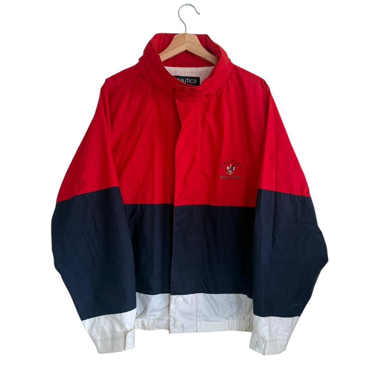 Nautica Women's Windbreaker Jacket - Red/Multi - … - image 1