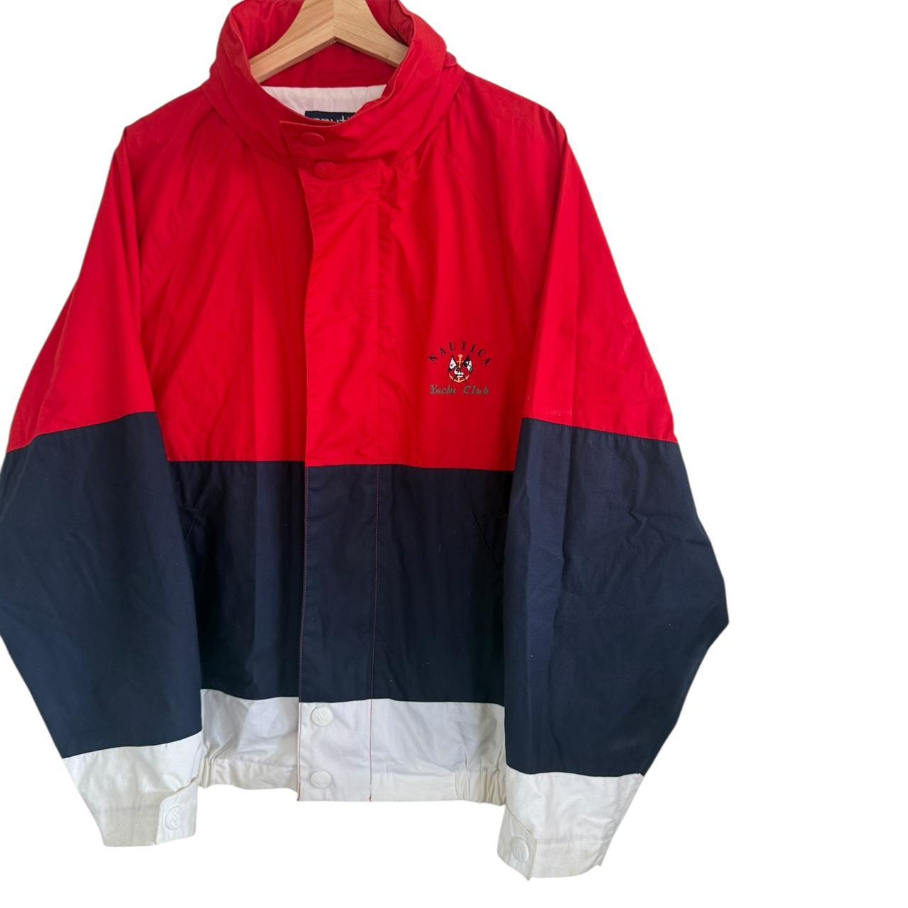 Nautica Women's Windbreaker Jacket - Red/Multi - … - image 3