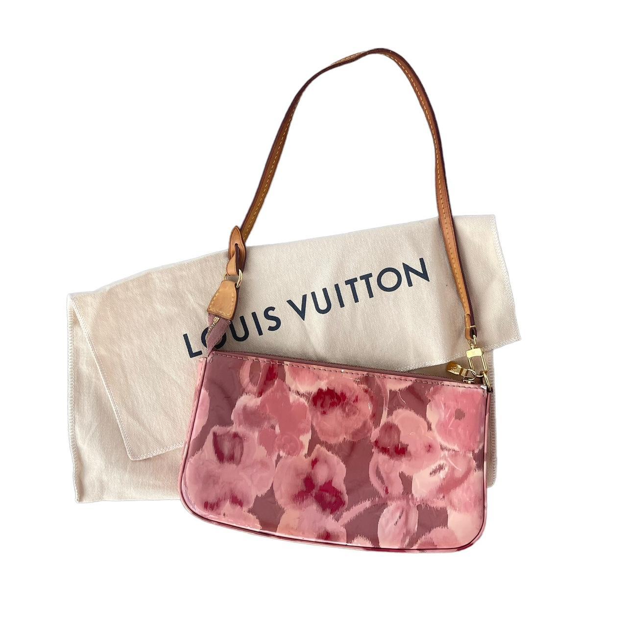 Louis Vuitton Limited Edition Rose Velours Monogram - Depop