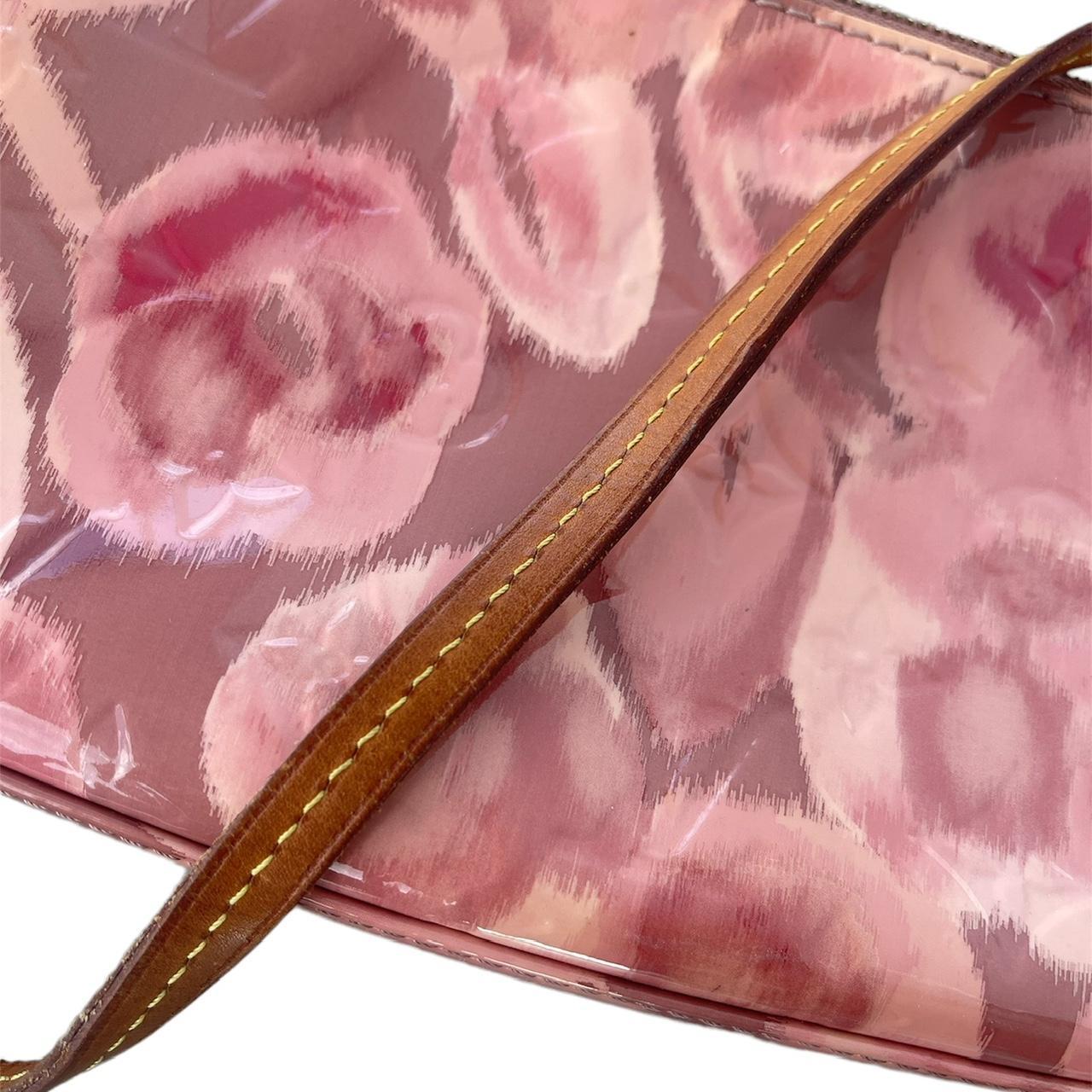 Louis Vuitton Limited Edition Rose Velours Monogram Vernis Ikat