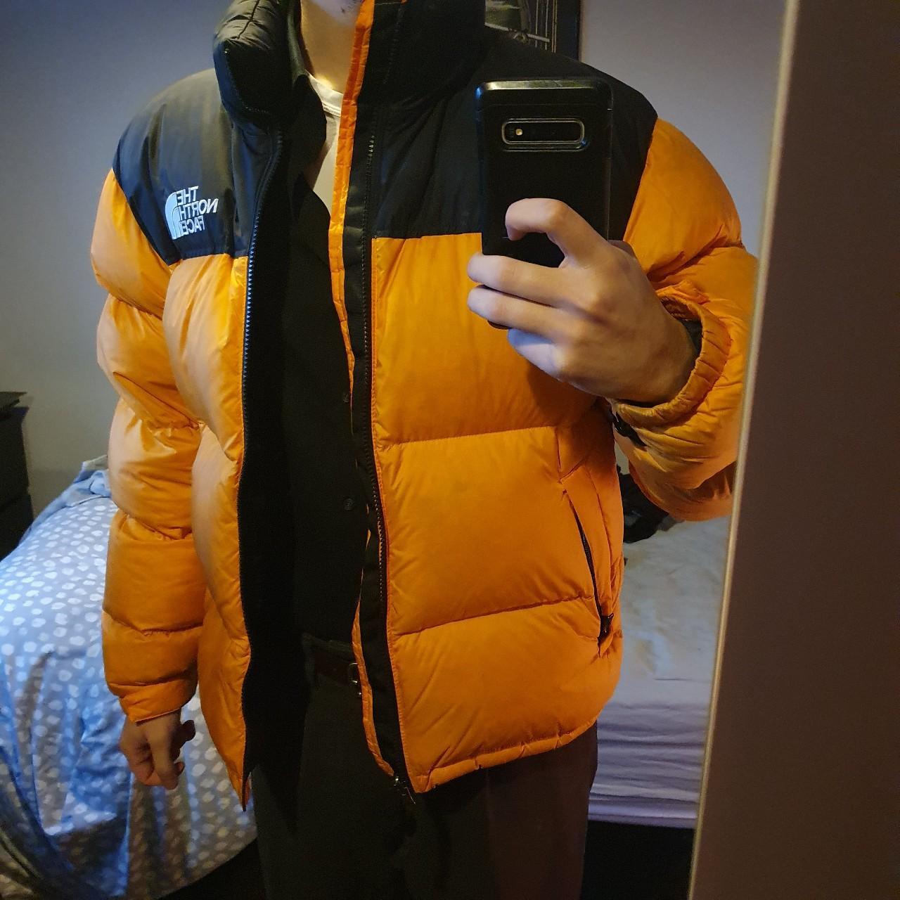 The north face nuptse 1996 orange hotsell