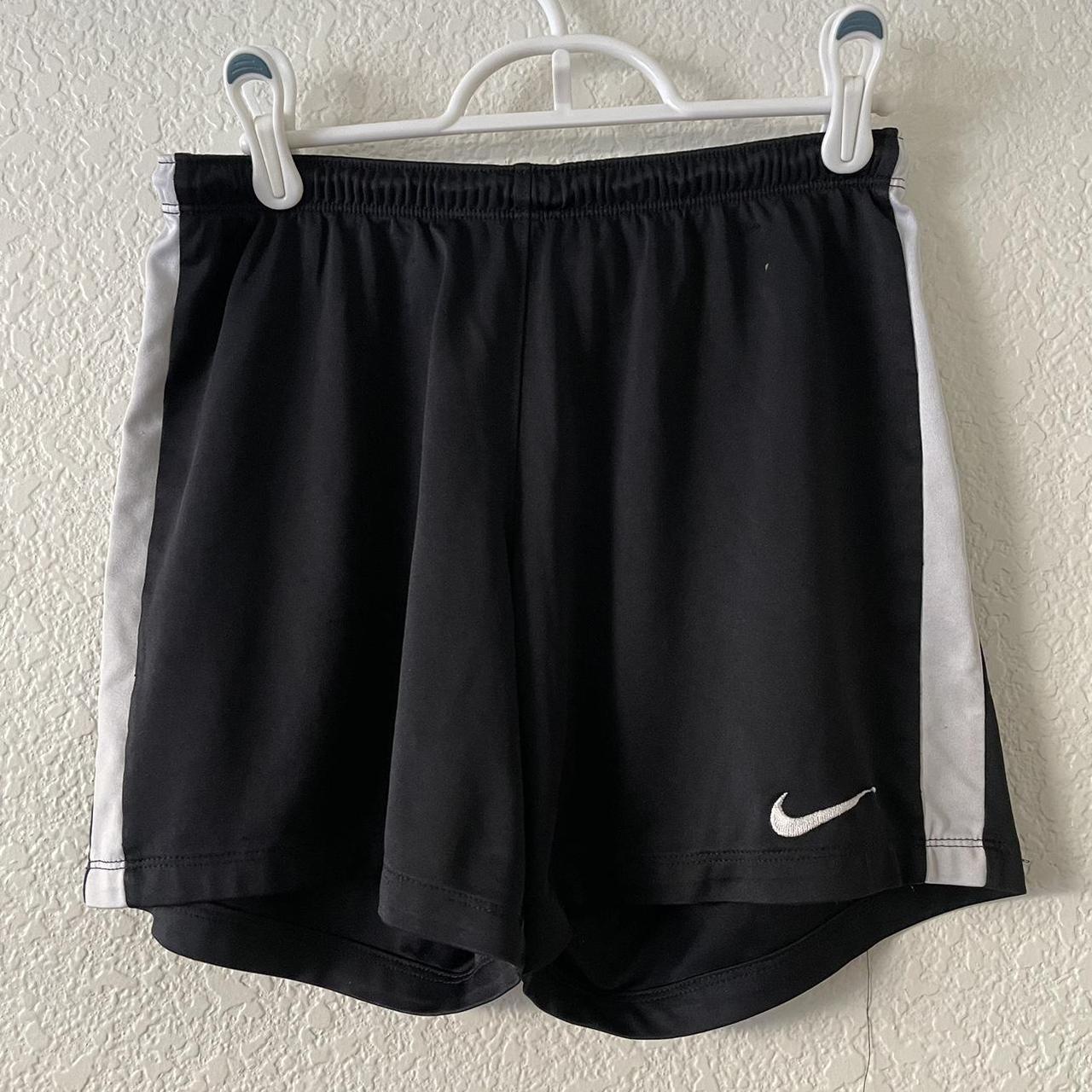 black nike running shorts! size small :) - Depop