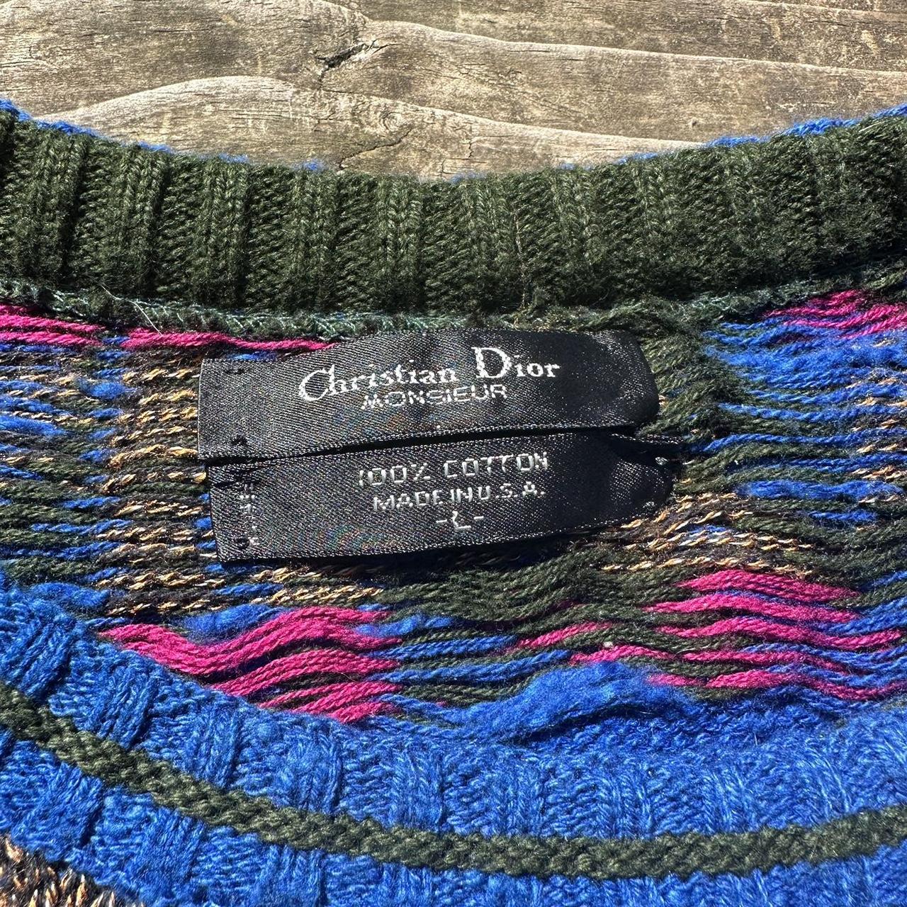 Dior Monsieur Sweater Dior Jumper Pink Writing Christian Dior