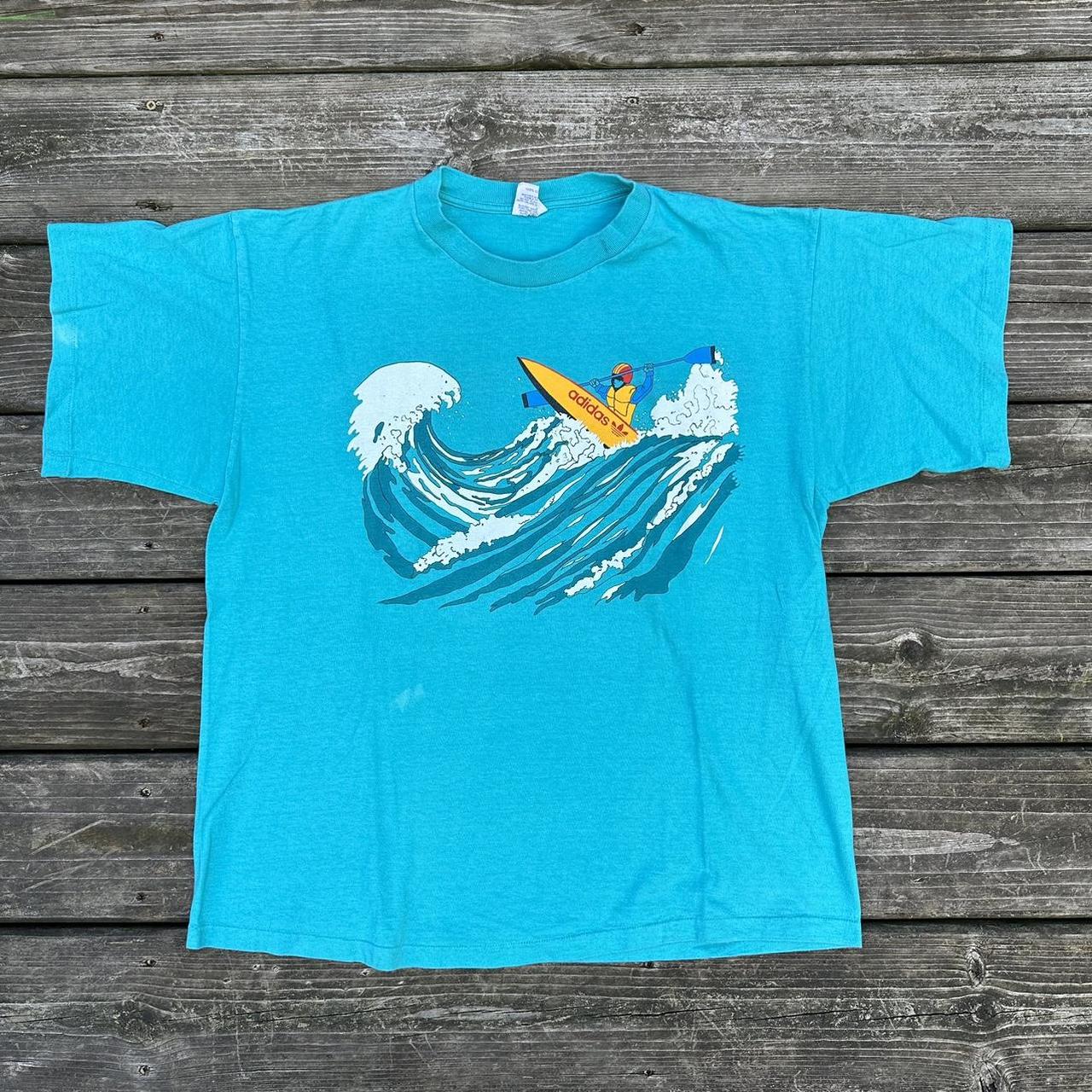 VTG Adidas Kayaking “Devil’s Toenail” Single Stitch... Depop