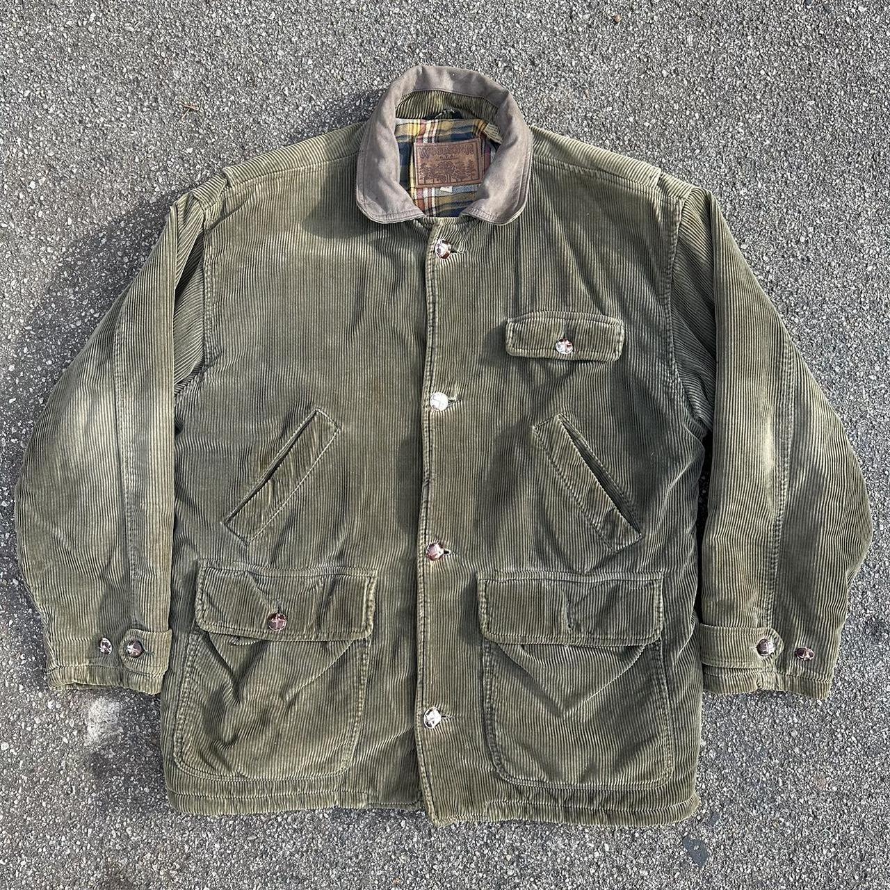 Green jacket hotsell with plaid lining