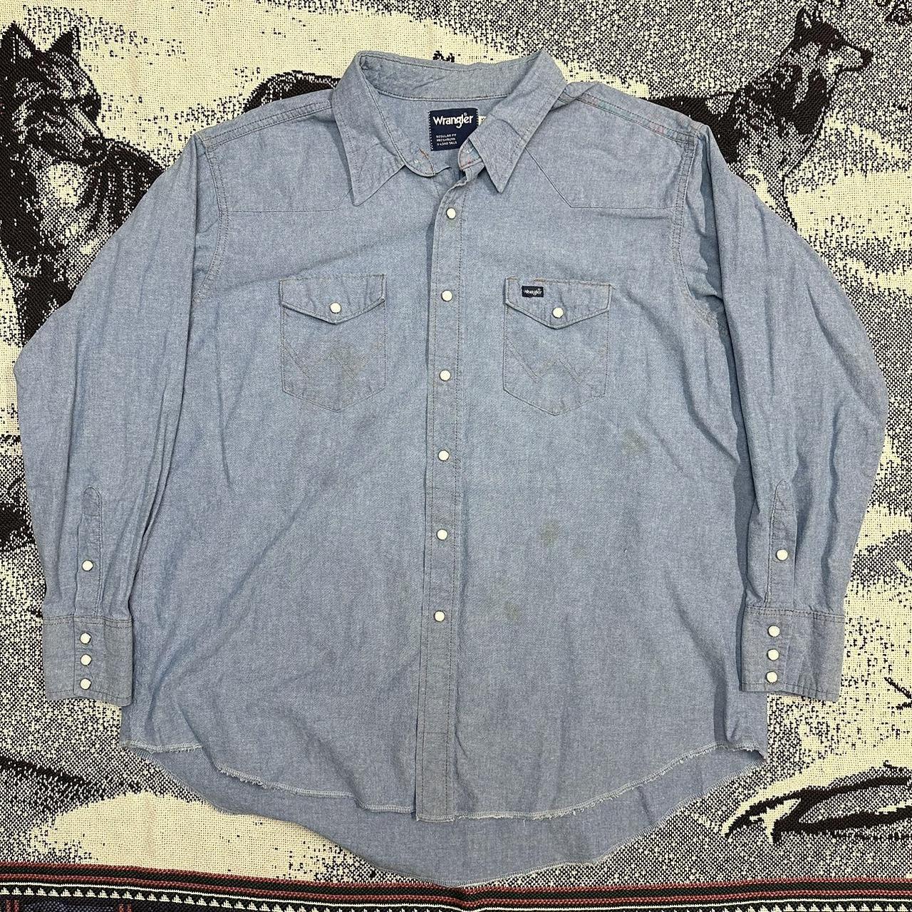 Wrangler Logo Pearl Snap Shirts