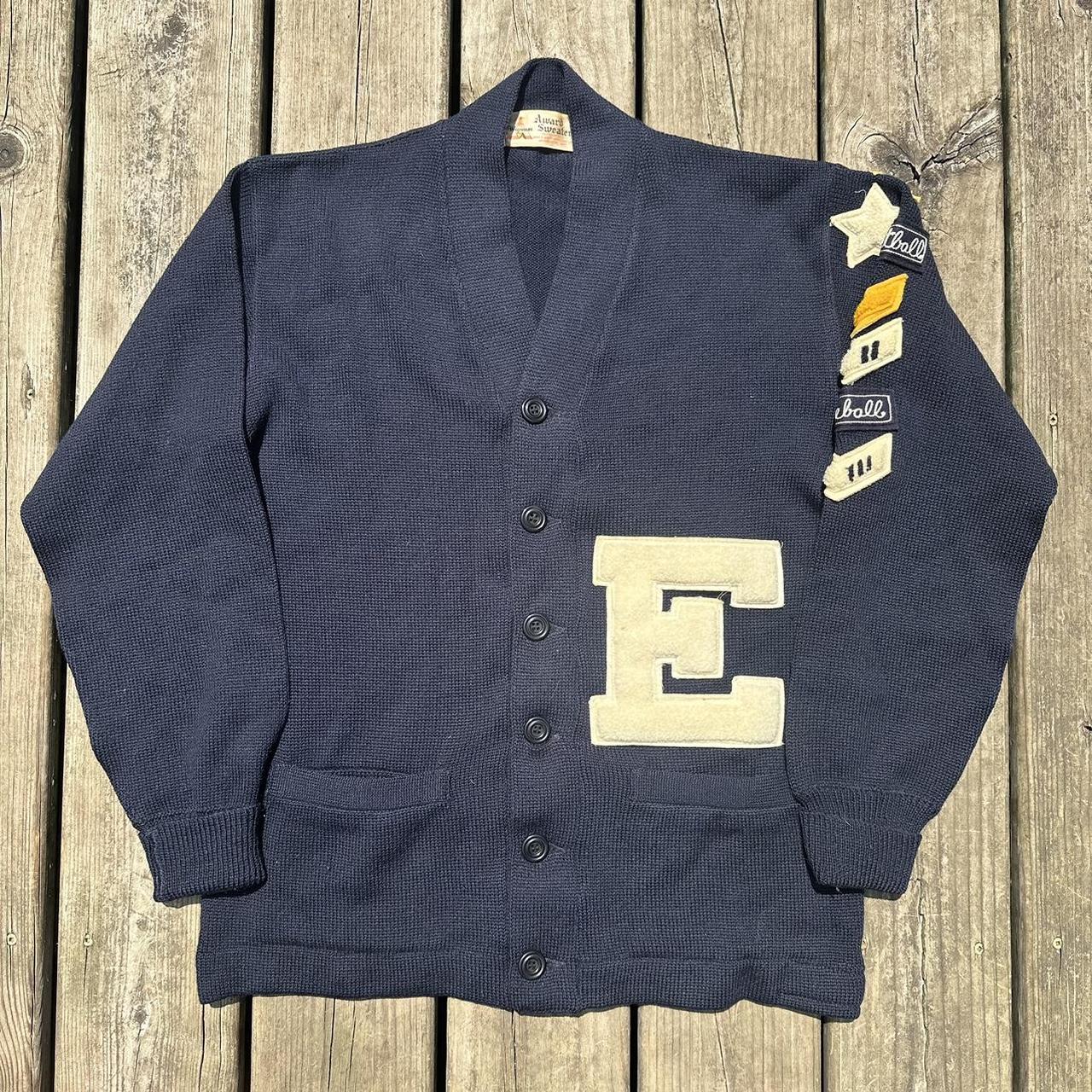 Vintage 50s Elkhart High School Wool Varsity