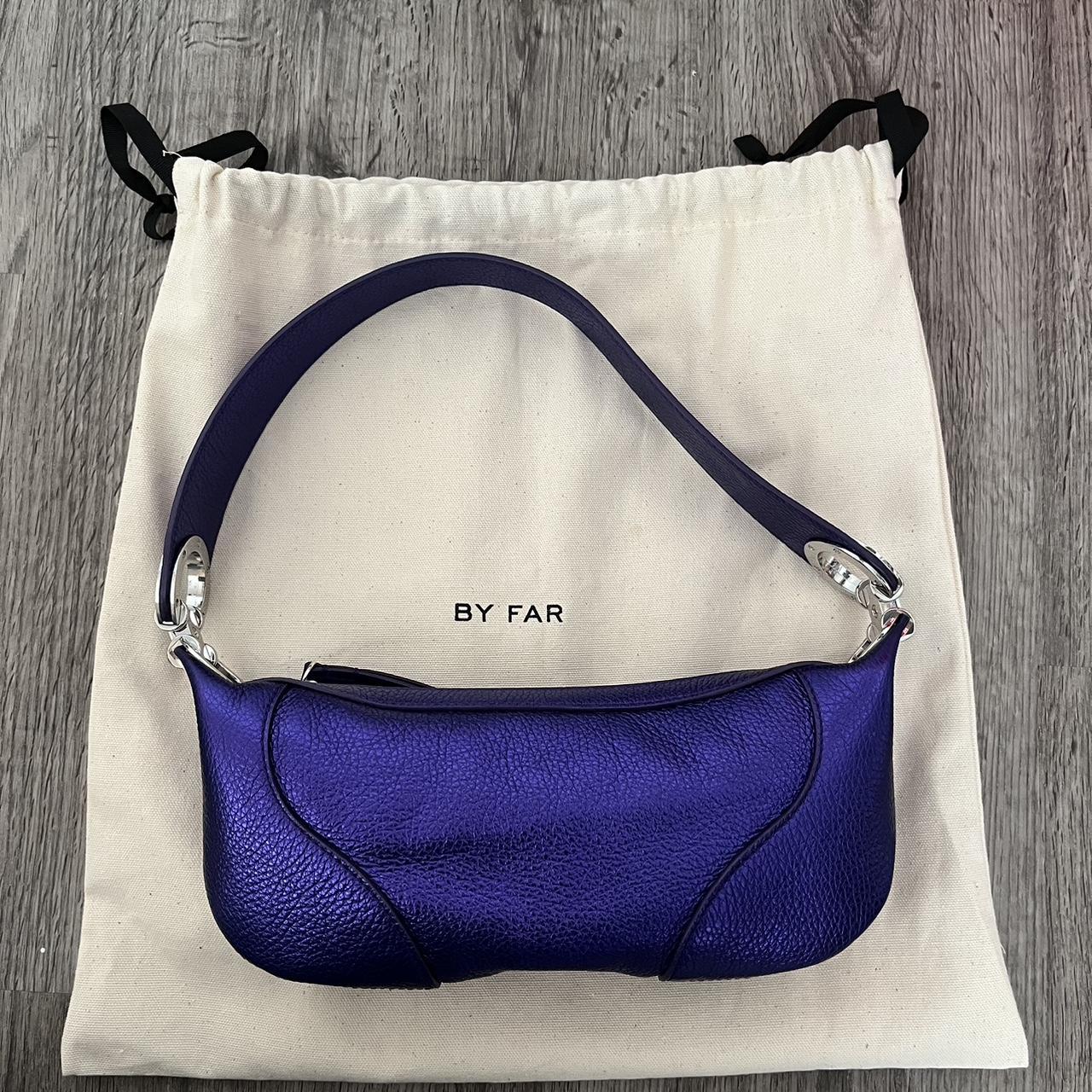 By Far Women's Purple and Silver Bag