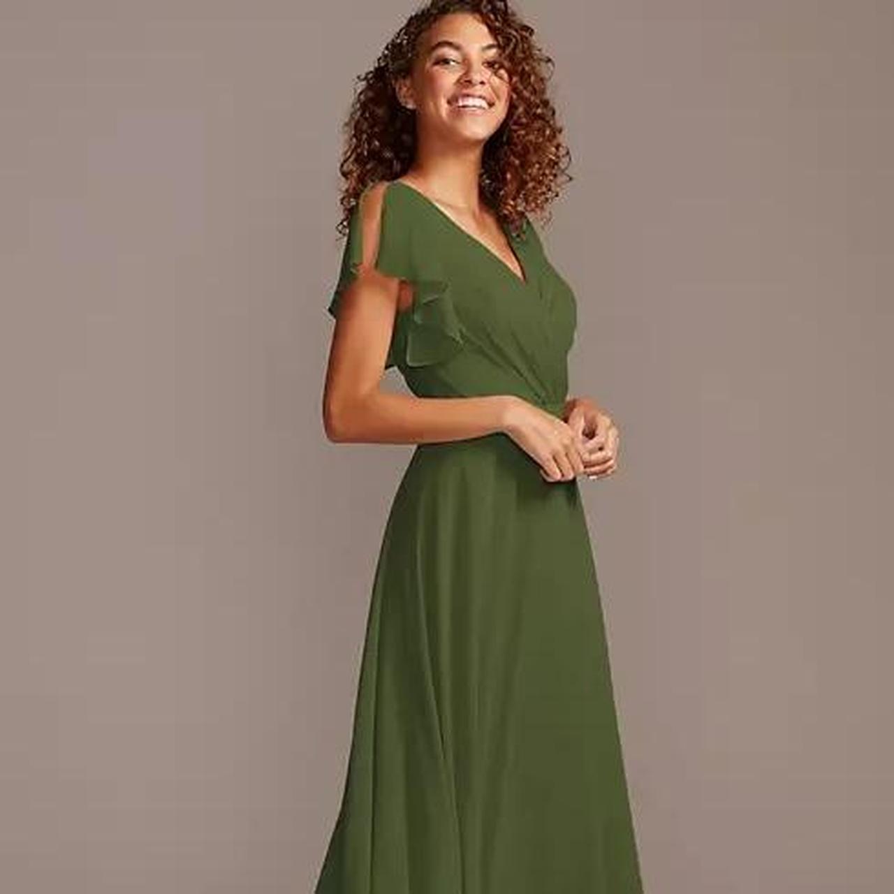 David's bridal hotsell olive green