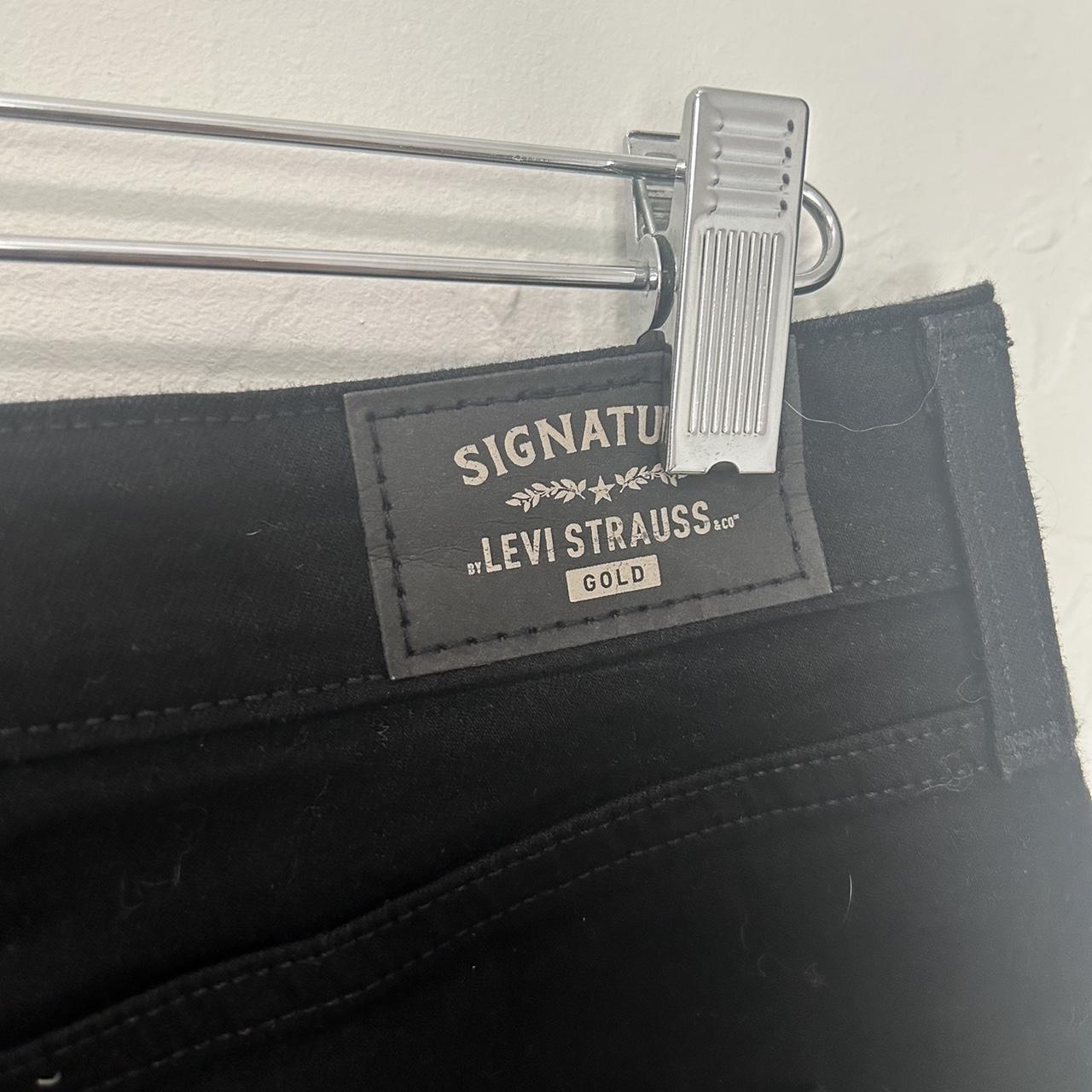 signature-by-levi-strauss-black-mom-shorts-size-is-depop