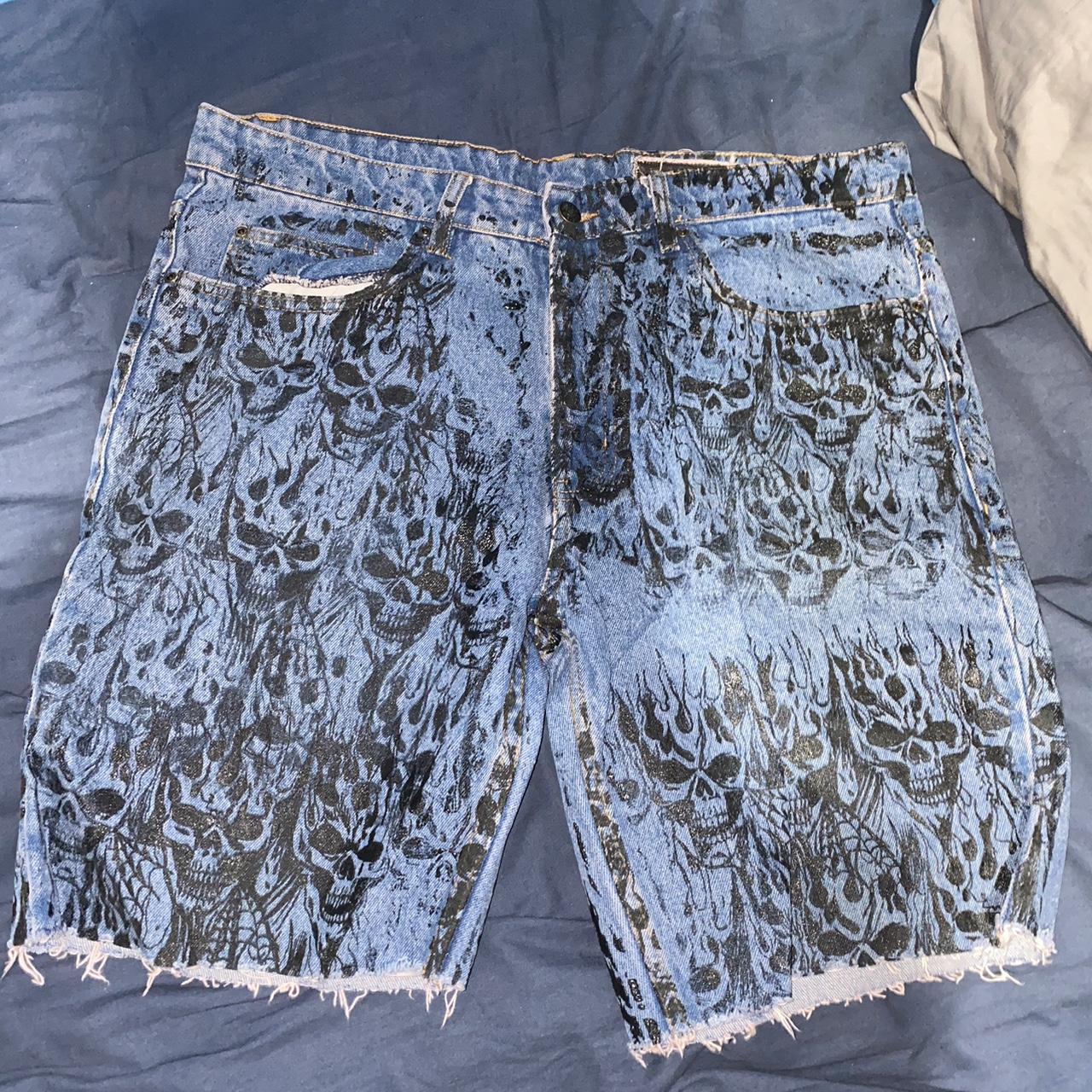 personal joint jorts tagged 34 but huge, maybe... - Depop