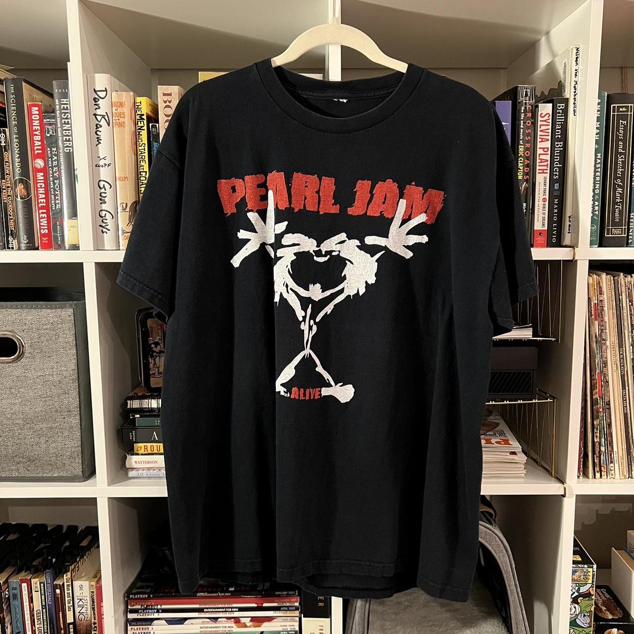 Vintage Pearl Jam “Alive” Tee • - No tag (fits… - Depop