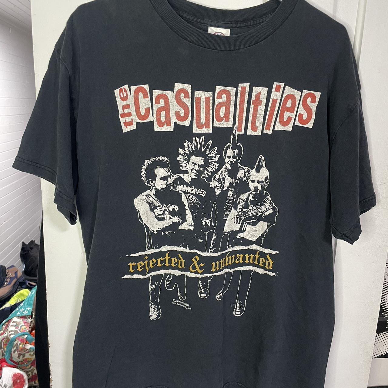 The Casualties T Shirt Used Condition Size L - Depop