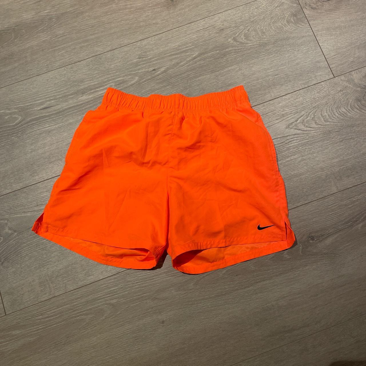 Bright orange nike shorts sale