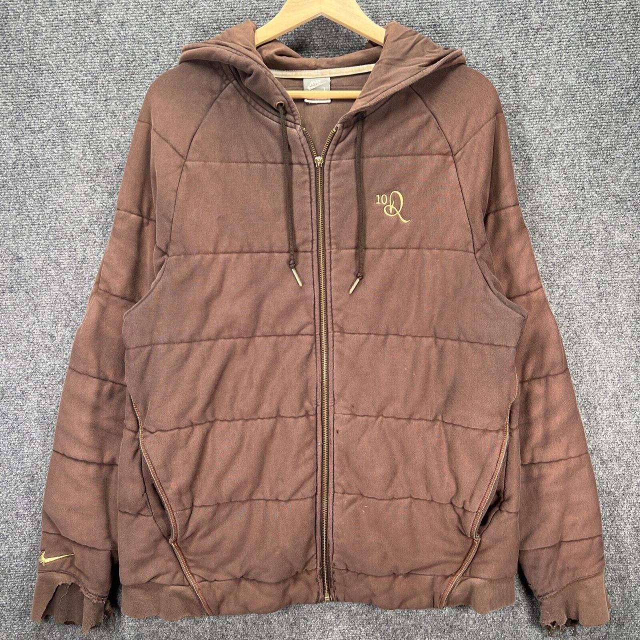 tawny brown nike hoodie