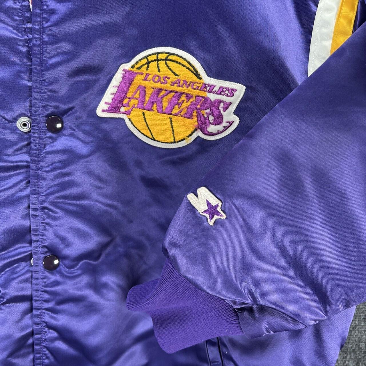 vintage los angeles lakers magic johnson jacket - Depop