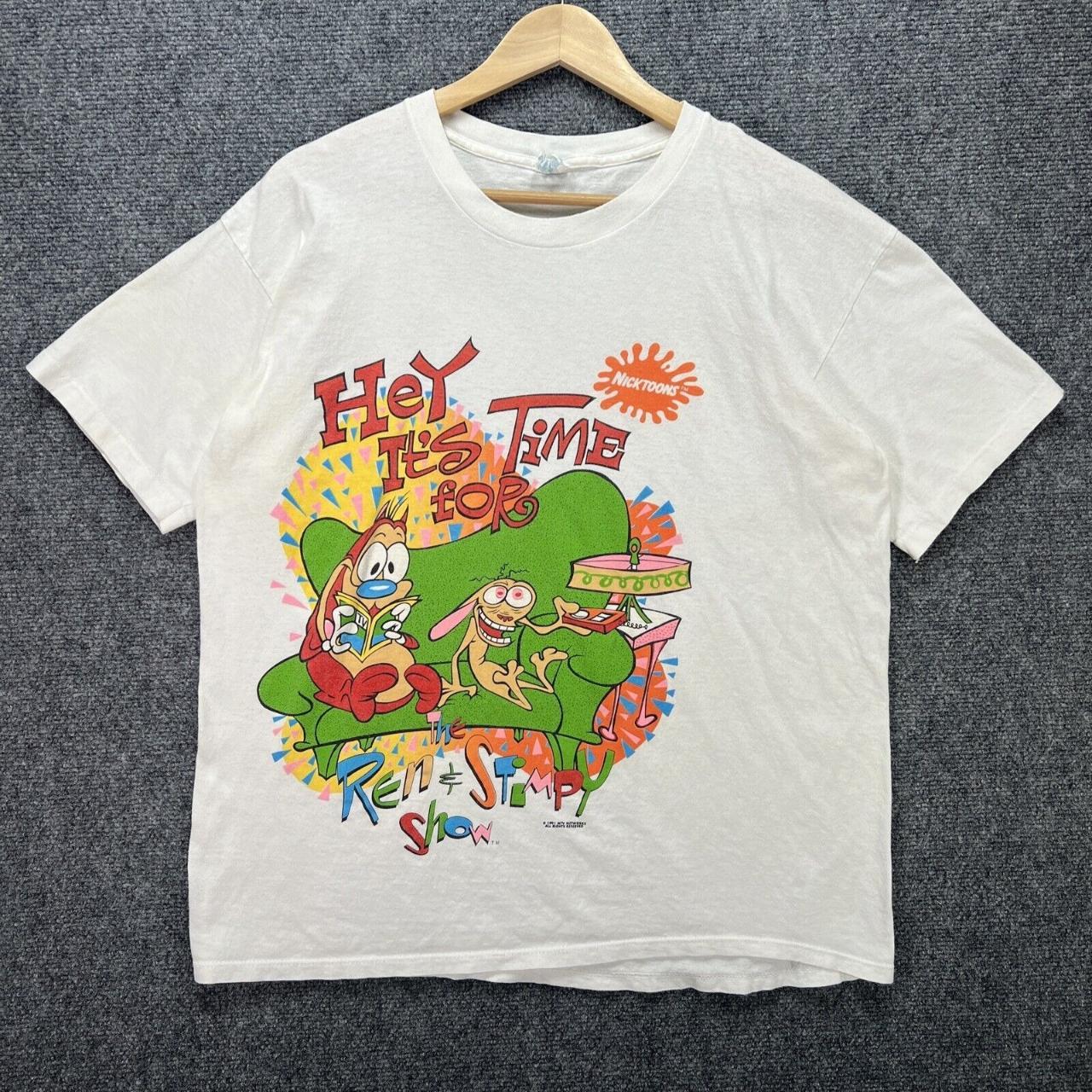 REN & THE STIMPY ビンテージ MTV Tシャツ VINTAGE 古着 90s USA製 MTV Ren&Stimpy レンとスティンピー
