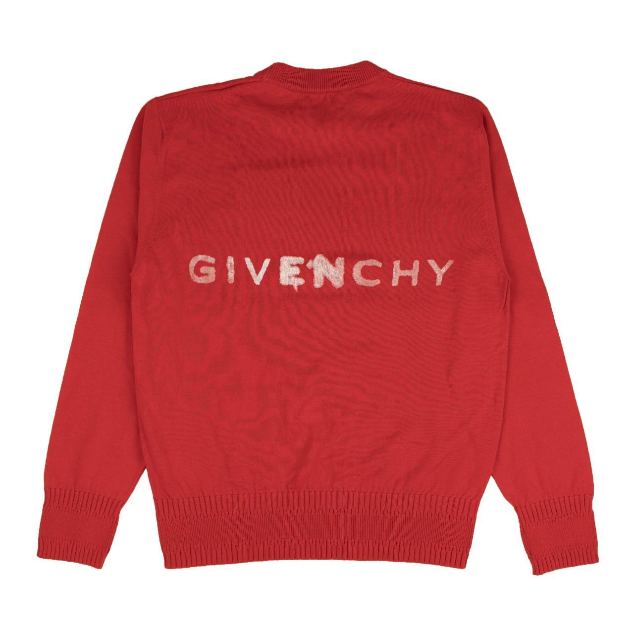 Givenchy red jumper hotsell