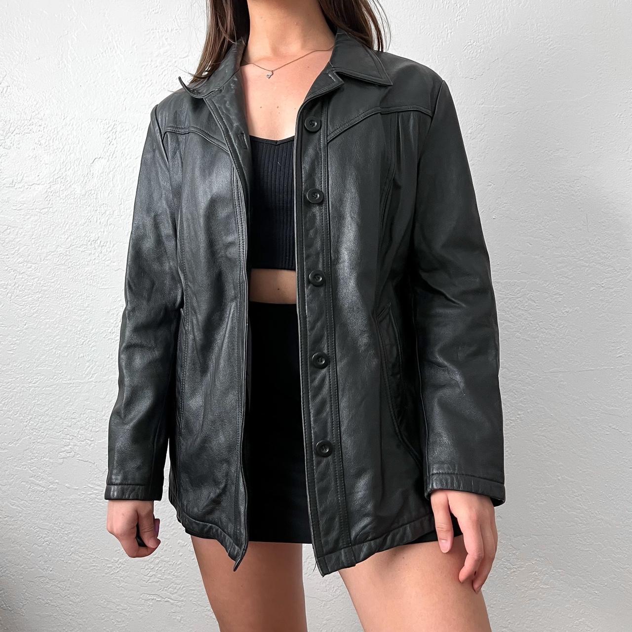 Wilson’s Leather Women's Black Jacket | Depop